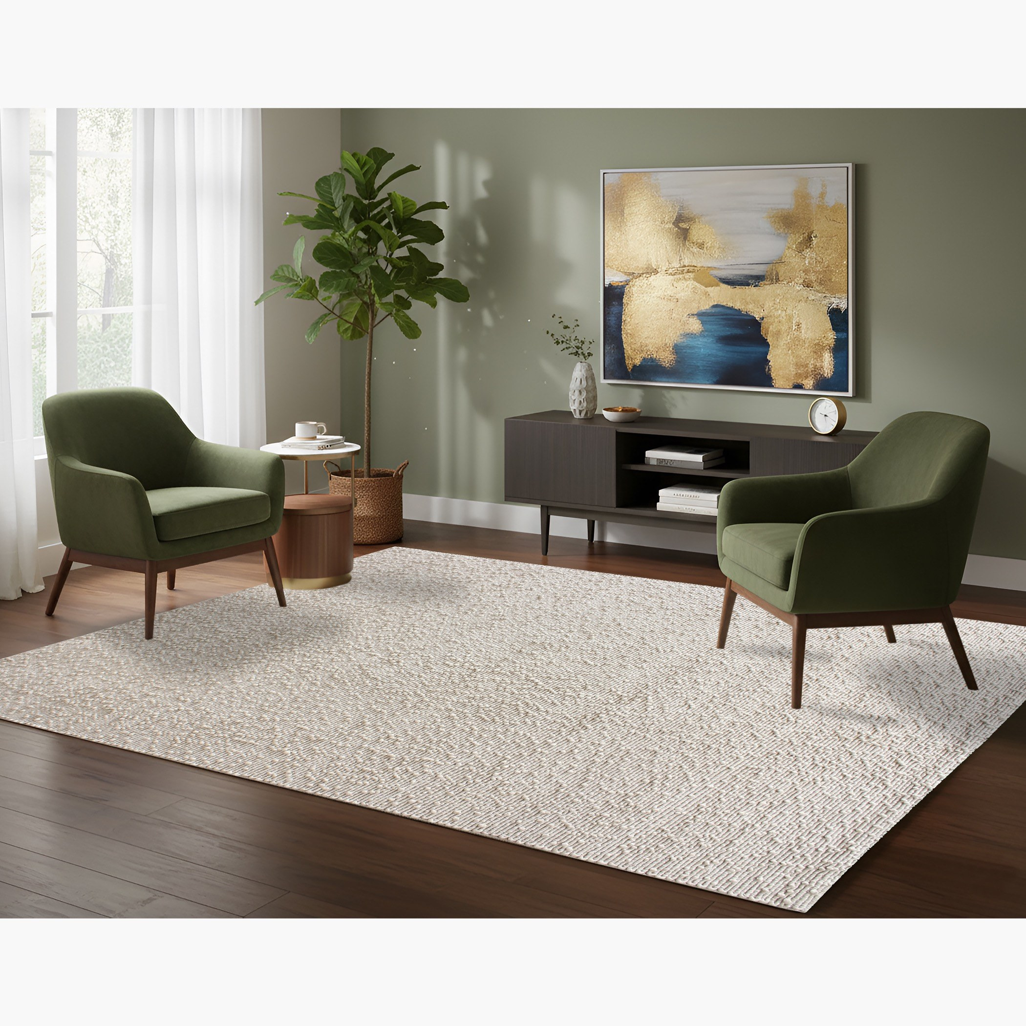 سجادة صوف معنقدة يدويًا - فيرا - 160x230 سم-household-rugsandcarpets-rugs-image-2