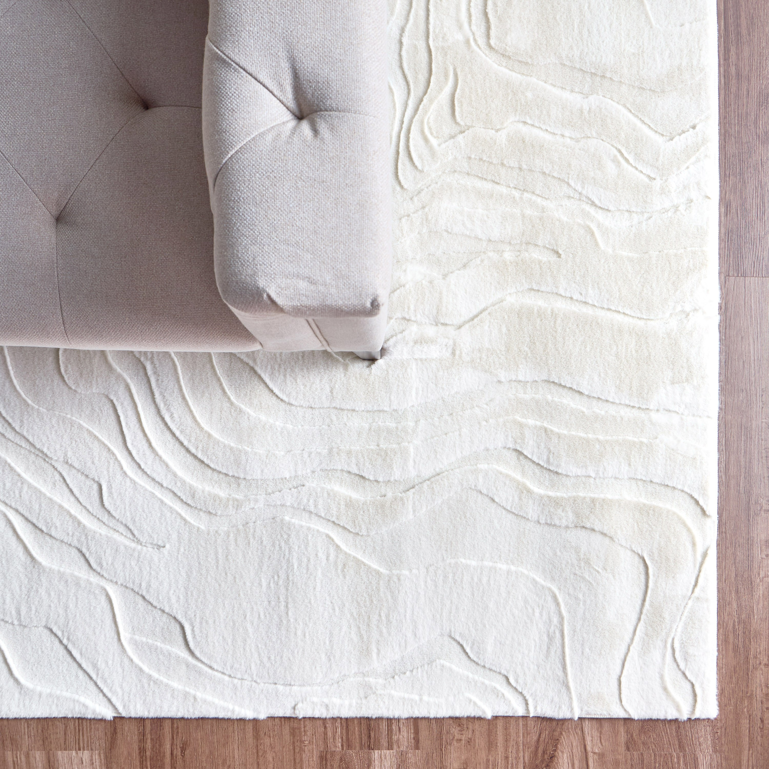 Adalee Shaggy Rug - 120x160 cm-household-rugsandcarpets-rugs-image-1