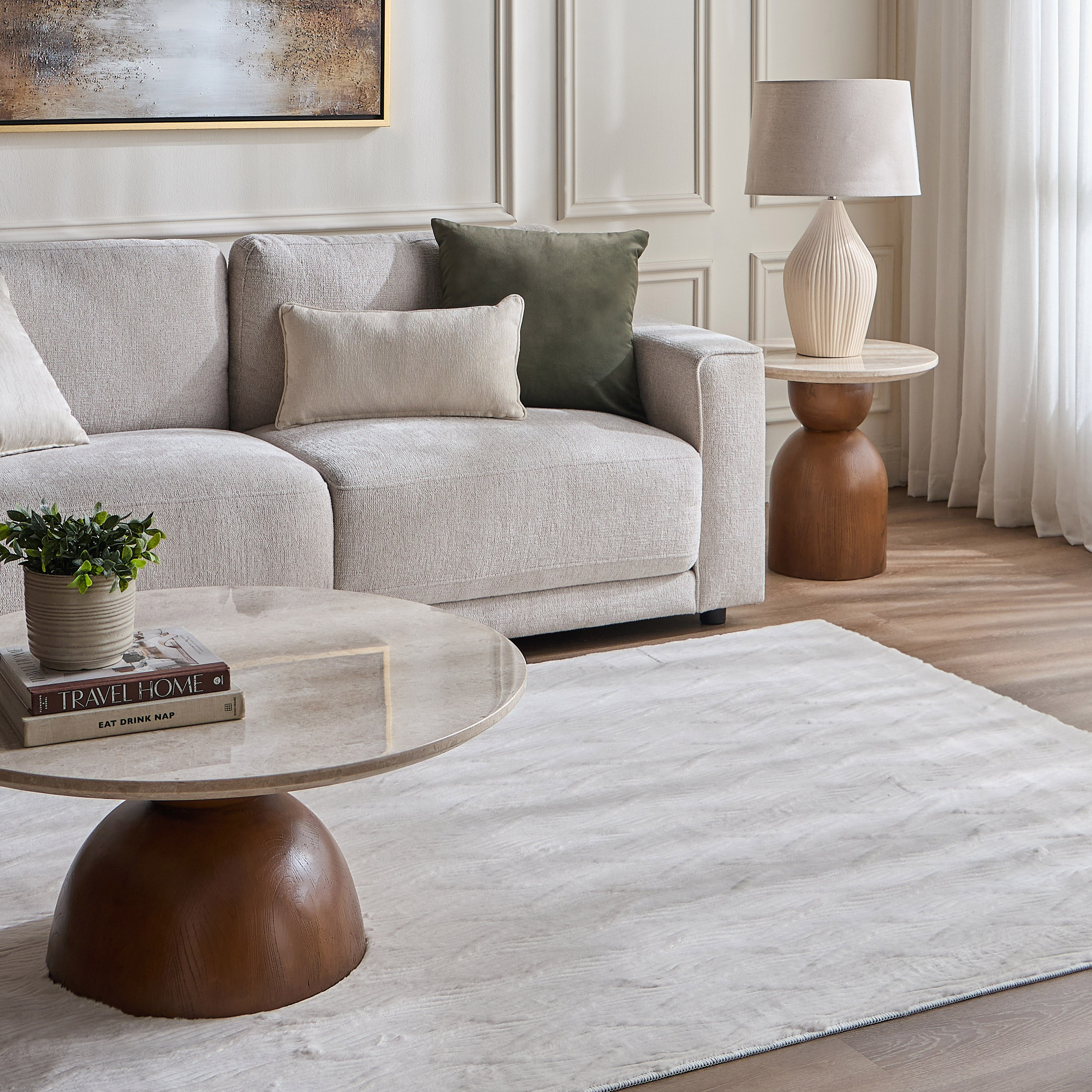 Zora Shaggy Rug - 160x230 cm-household-rugsandcarpets-rugs-image-5
