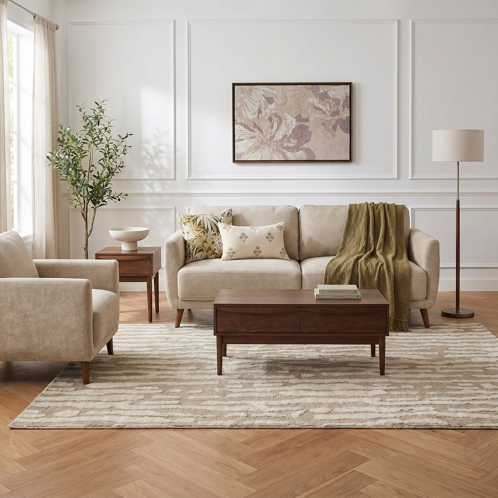 Zerra Handtufted Woollen Rug - 200x290 cm-household-rugsandcarpets-rugs-image-4