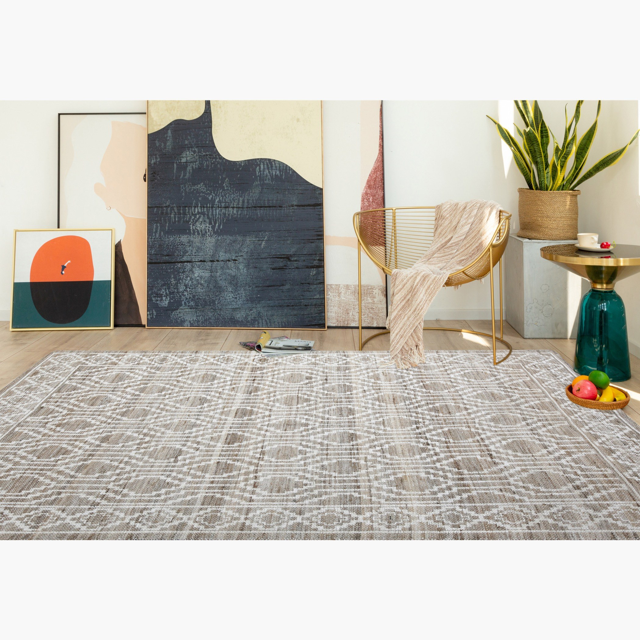 سجادة دوري جوت منسوجة يدويًا - إنيرا - 160×230 سم-household-rugsandcarpets-rugs-image-1