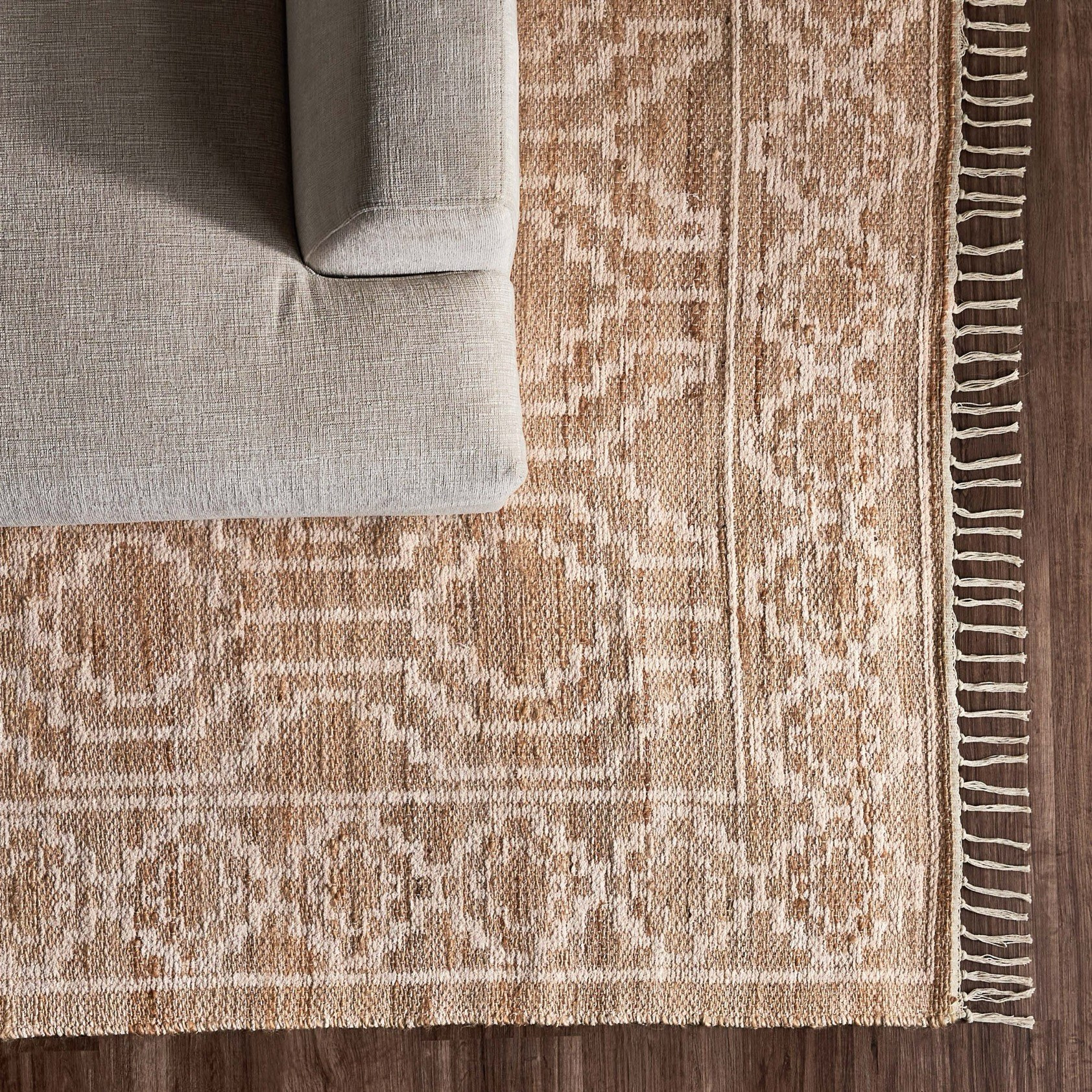 Enira Handwoven Jute Dhurrie - 200x290 cm