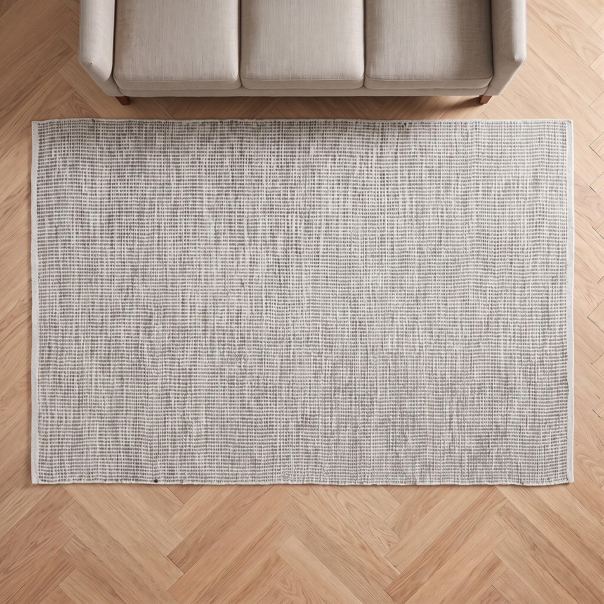 Avira Handwoven Woollen Dhurrie - 60x90 cm-household-rugsandcarpets-rugs-image-2
