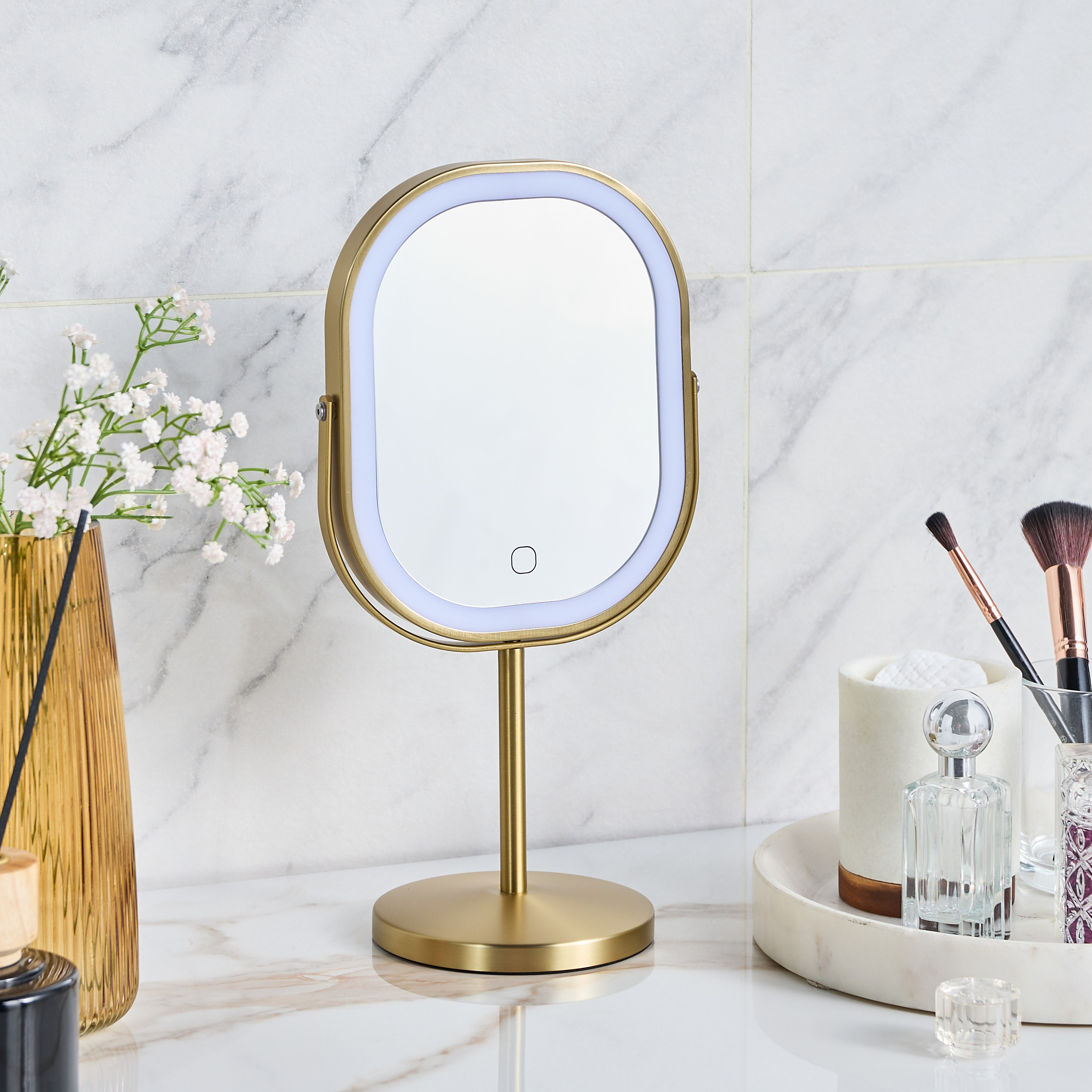 Jenna LED Vanity Mirror - 36 cm-household-storage-cosmeticorganizing-makeupmirrors-image-8
