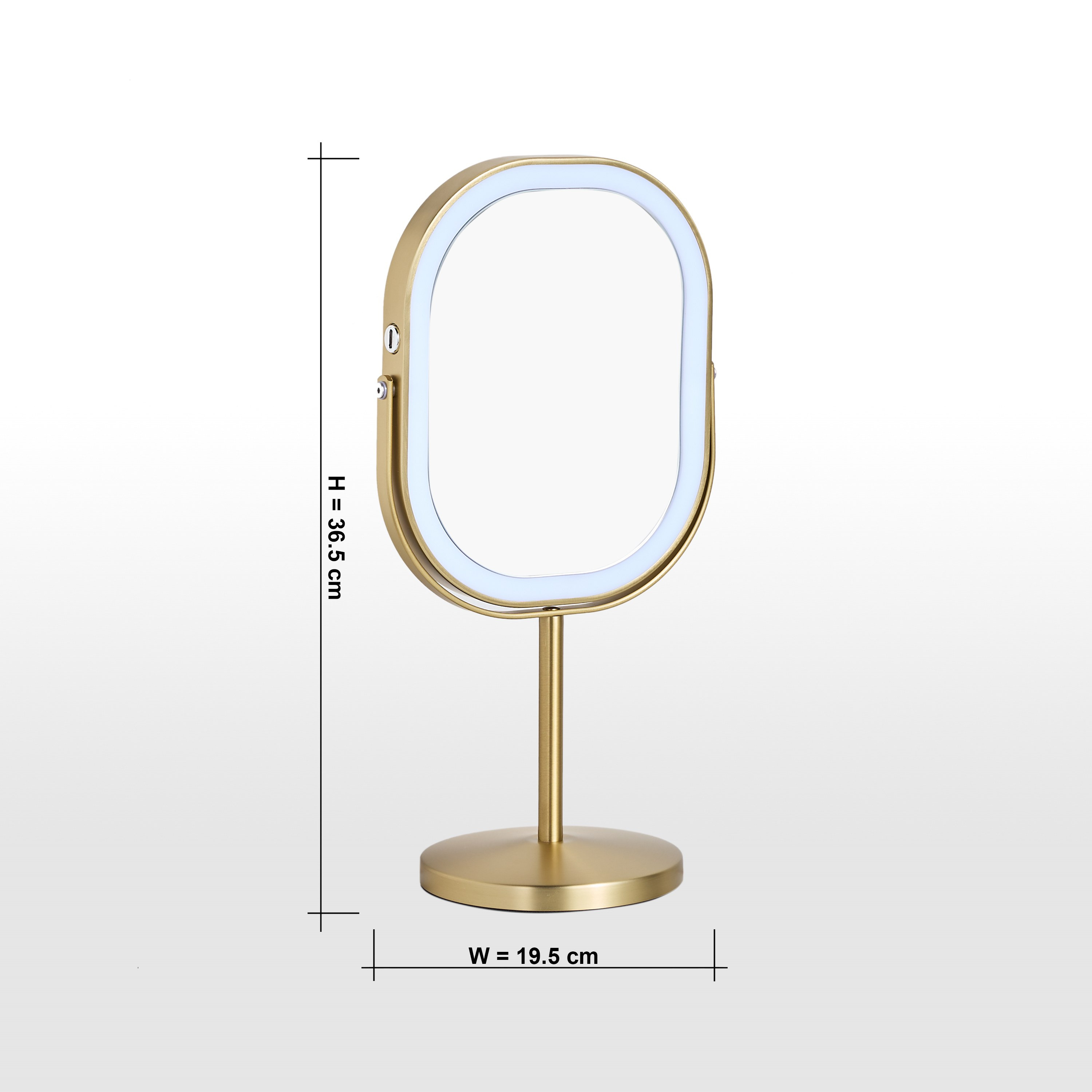 Jenna LED Vanity Mirror - 36 cm-household-storage-cosmeticorganizing-makeupmirrors-image-9