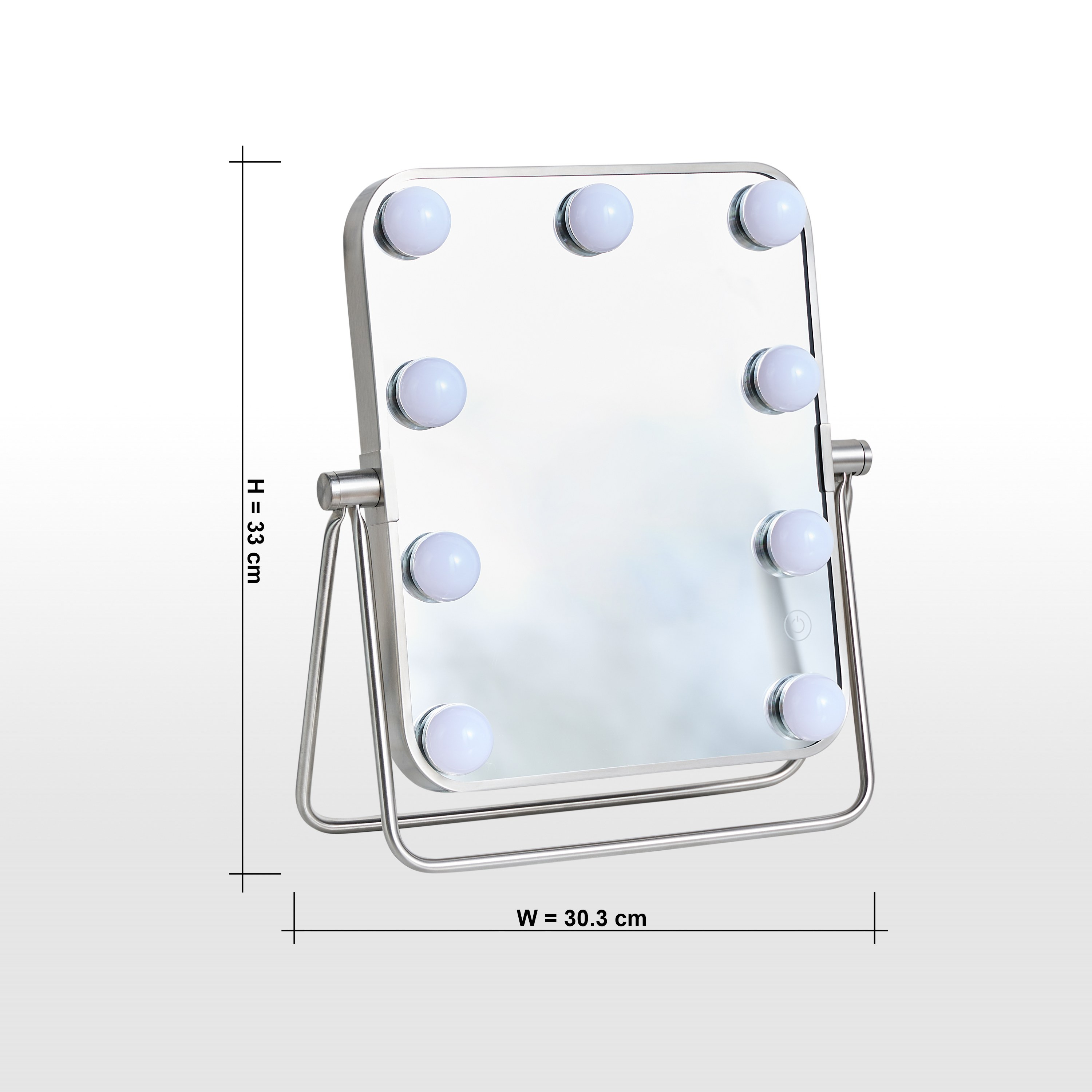 Kaelyn Hollywood LED Vanity Mirror - 33 cm-household-storage-cosmeticorganizing-makeupmirrors-image-9