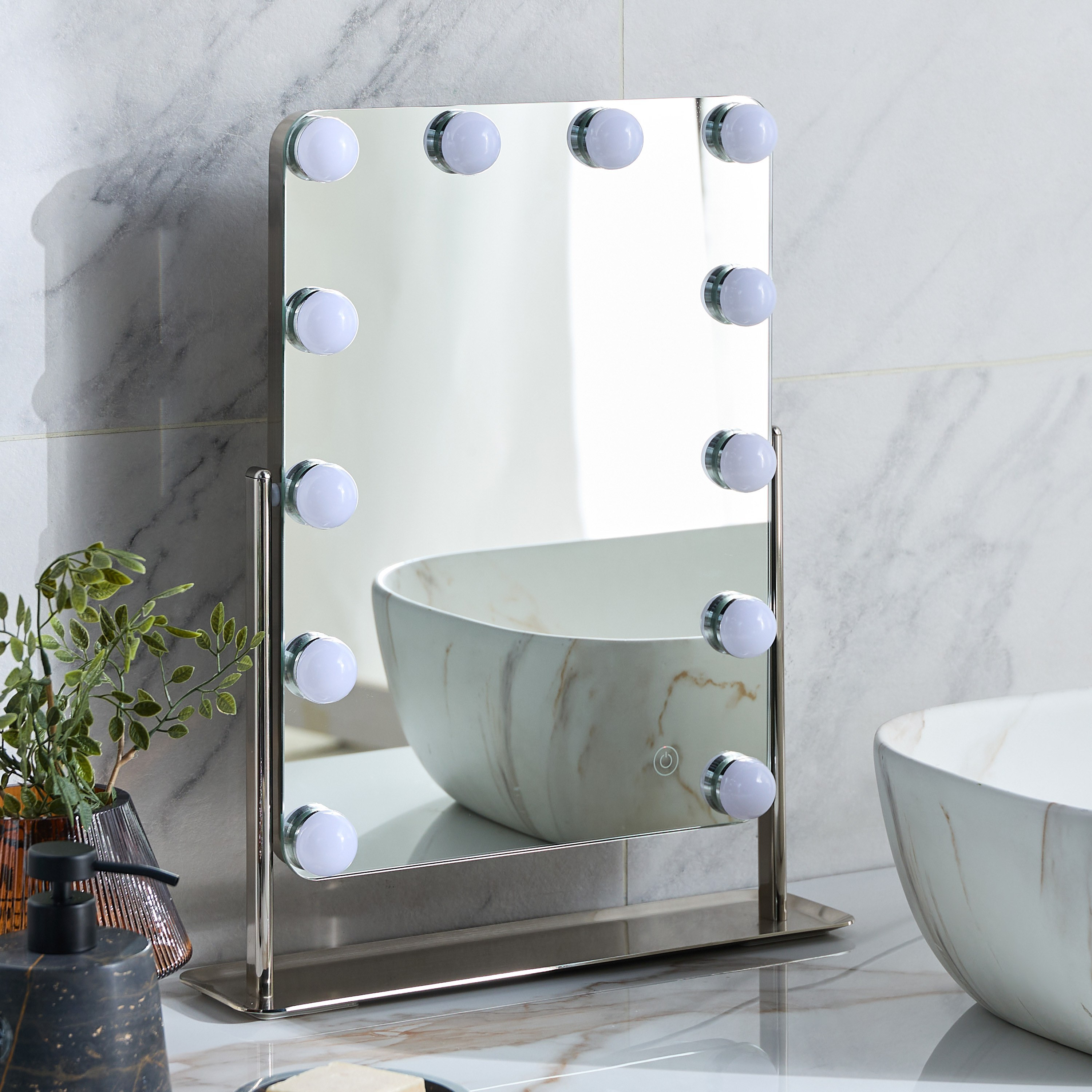 Kaelyn Hollywood Vanity Mirror - 46 cm-household-storage-cosmeticorganizing-makeupmirrors-image-9