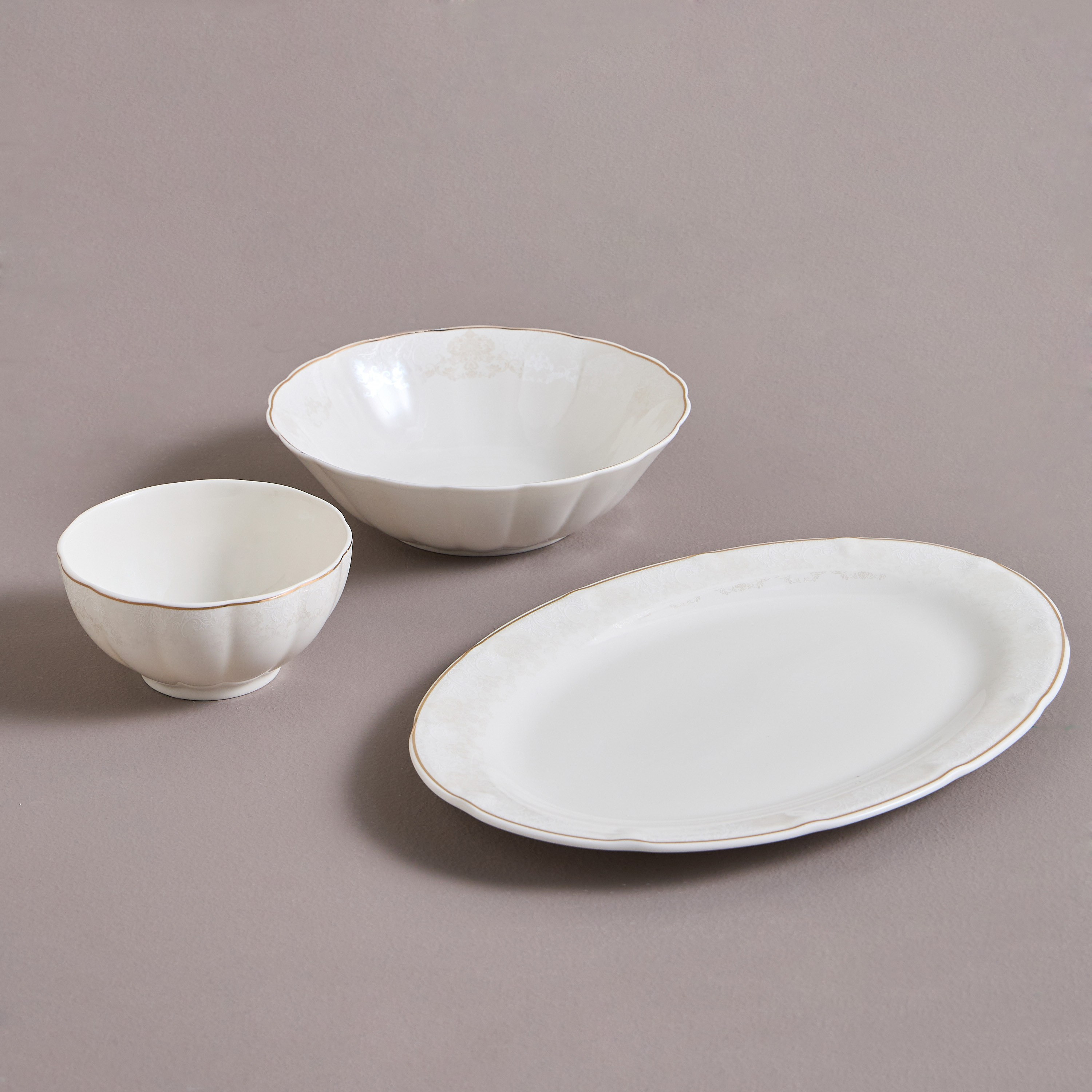 Huda 106-Piece New Bone China Dinner Set - Serves 12-household-dining-dinnerware-dinnersets-image-4