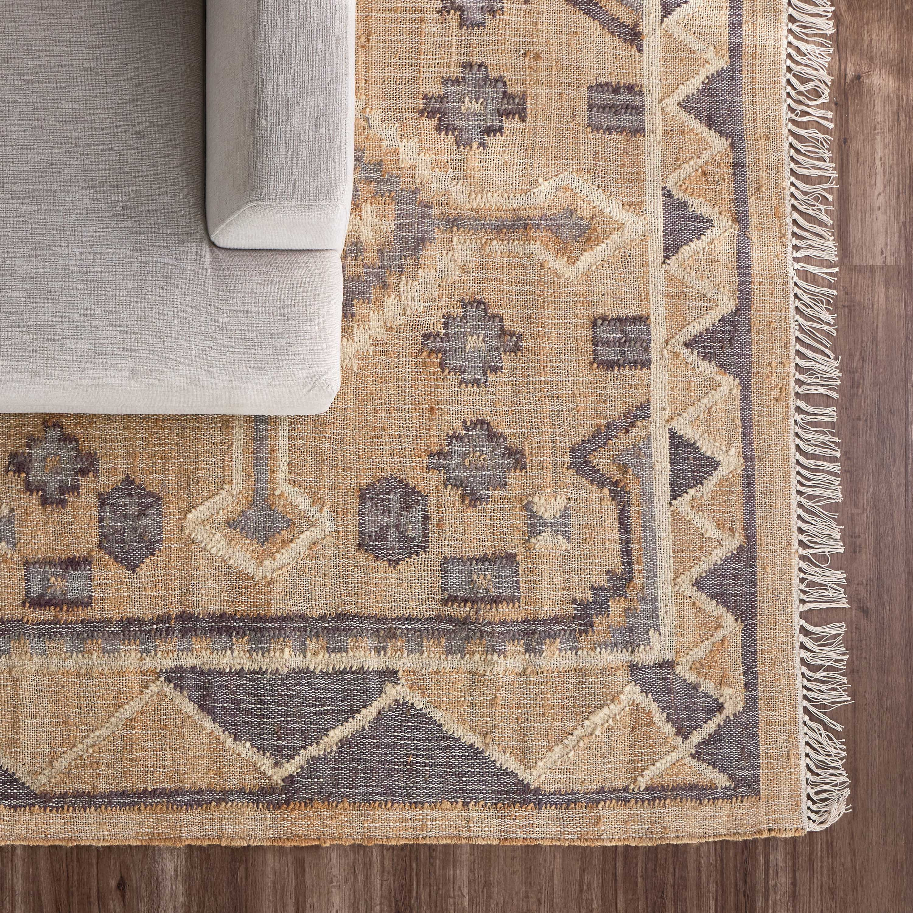 Seraya Handwoven Jute Dhurrie - 200x290 cm