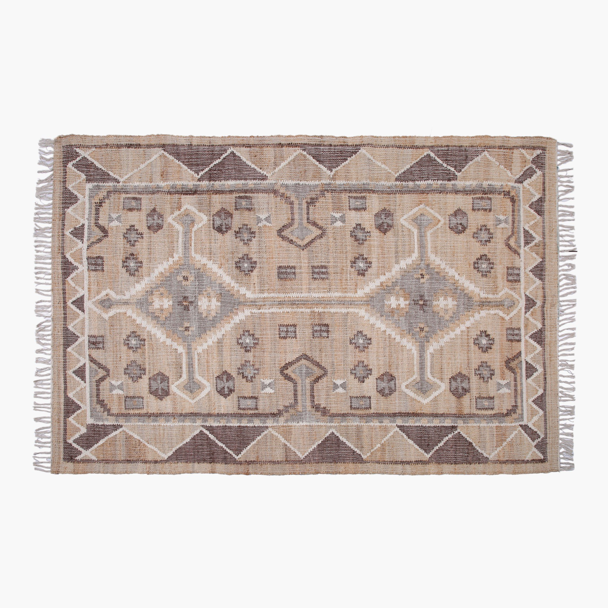 Seraya Handwoven Jute Dhurrie - 200x290 cm-household-rugsandcarpets-rugs-image-2