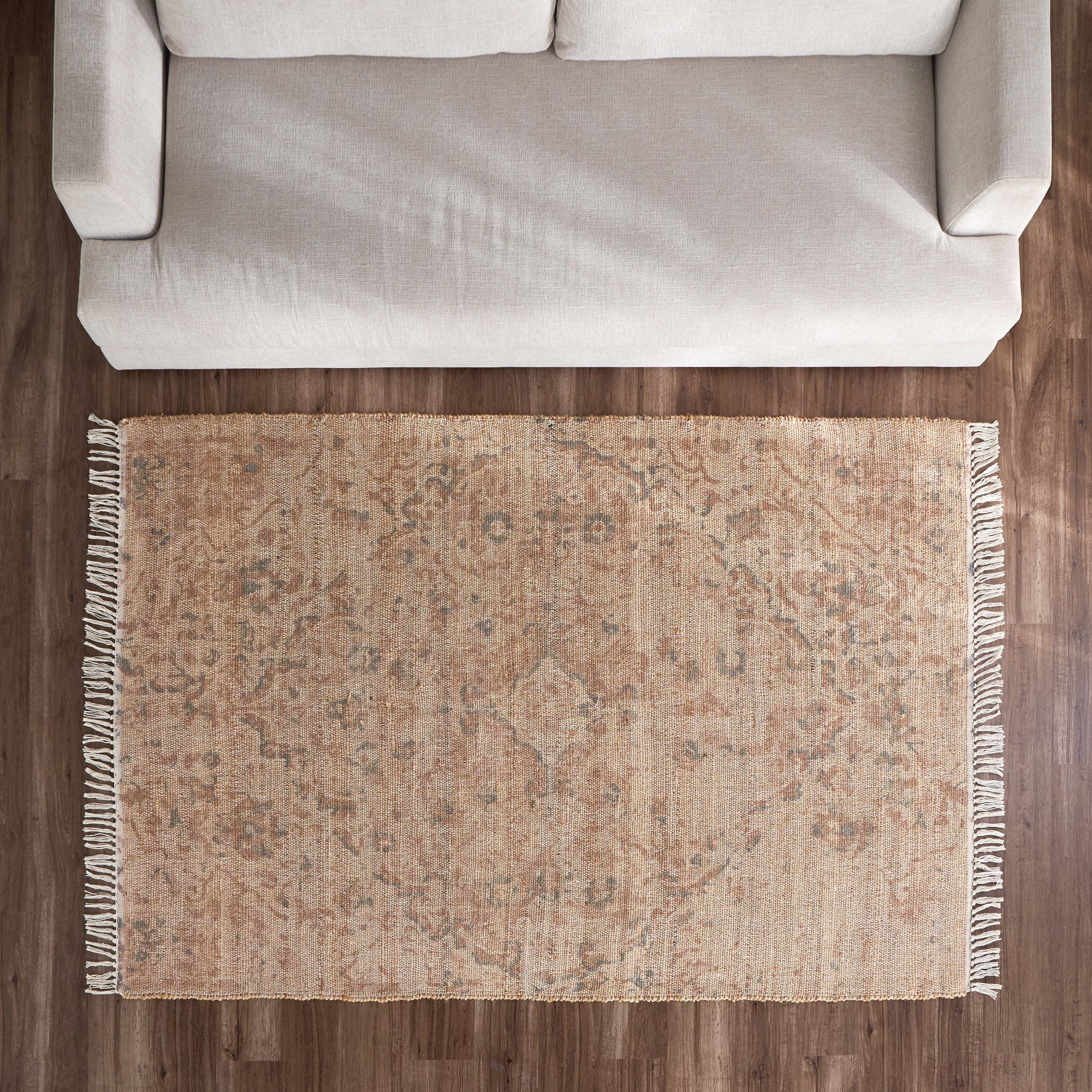 Zerlin Handwoven Jute and Woollen Dhurrie - 160x230 cm-household-rugsandcarpets-rugs-image-2