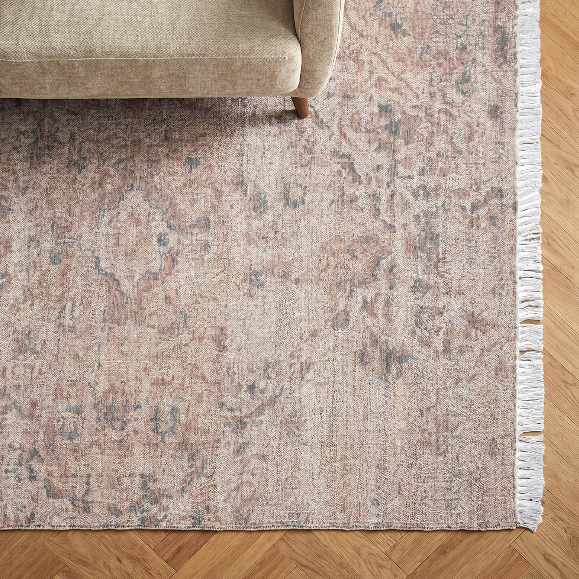 Zerlin Handwoven Jute and Woollen Dhurrie - 200x290 cm-household-rugsandcarpets-rugs-image-1