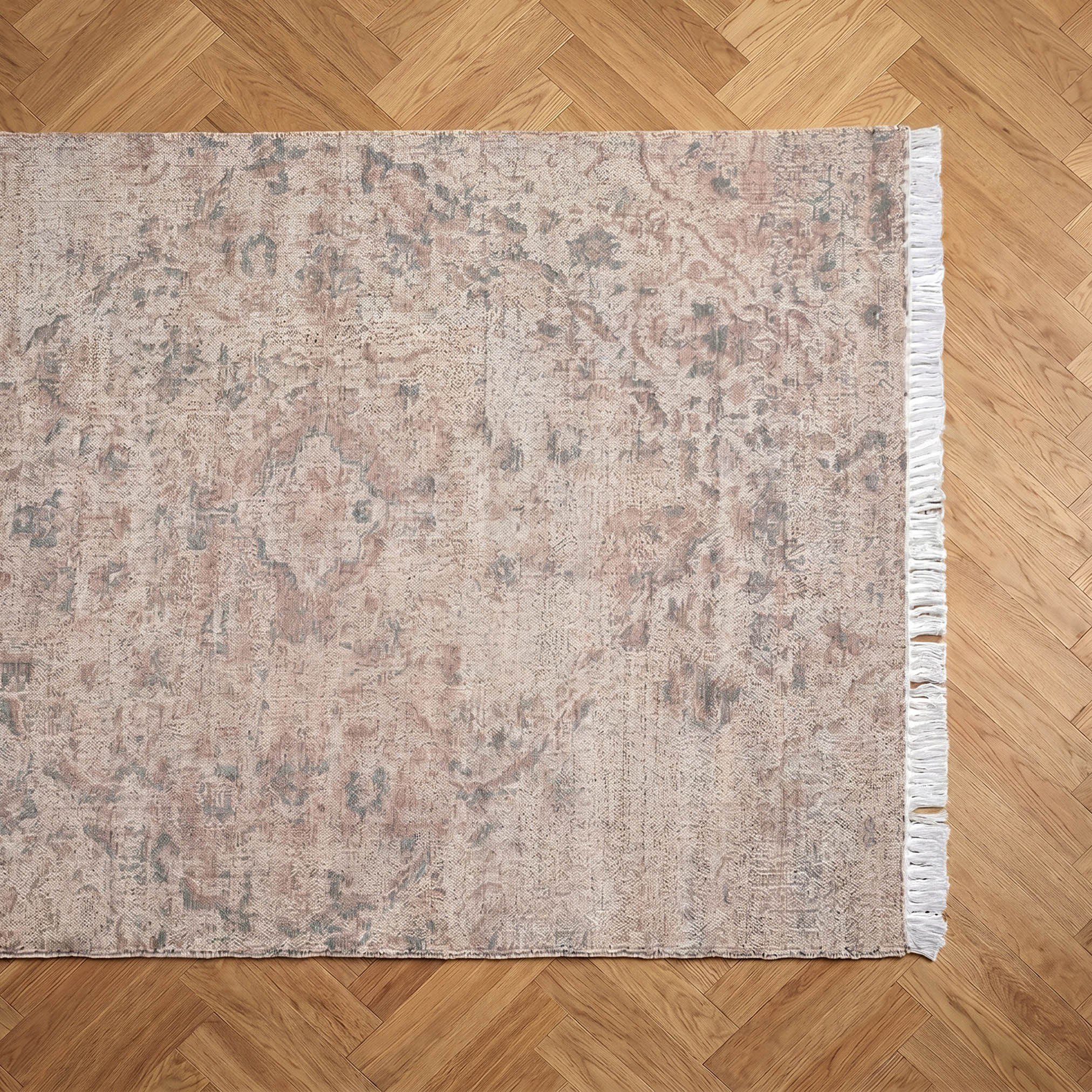 Zerlin Handwoven Jute and Woollen Dhurrie - 200x290 cm-household-rugsandcarpets-rugs-image-4