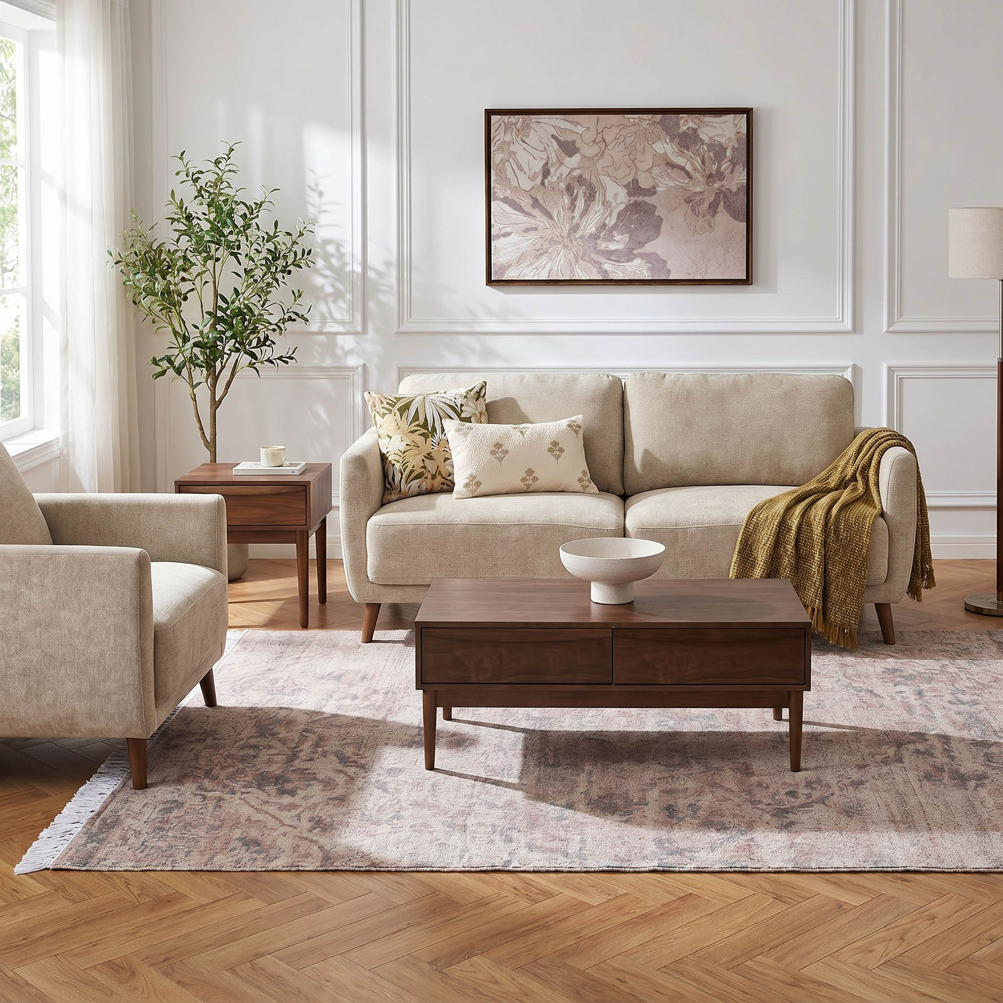 Zerlin Handwoven Jute and Woollen Dhurrie - 200x290 cm-household-rugsandcarpets-rugs-image-5