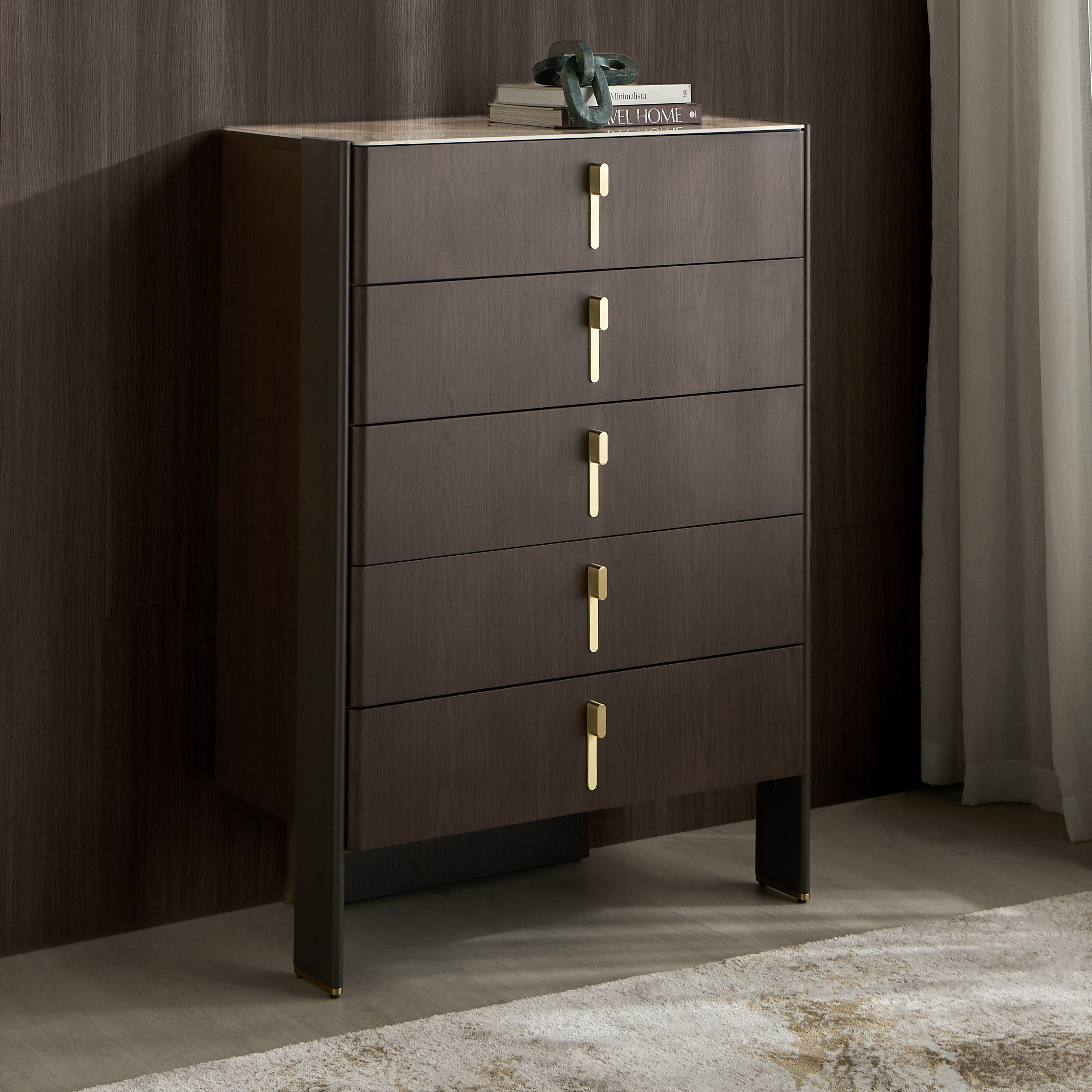 Castello Chest of 5-Drawers