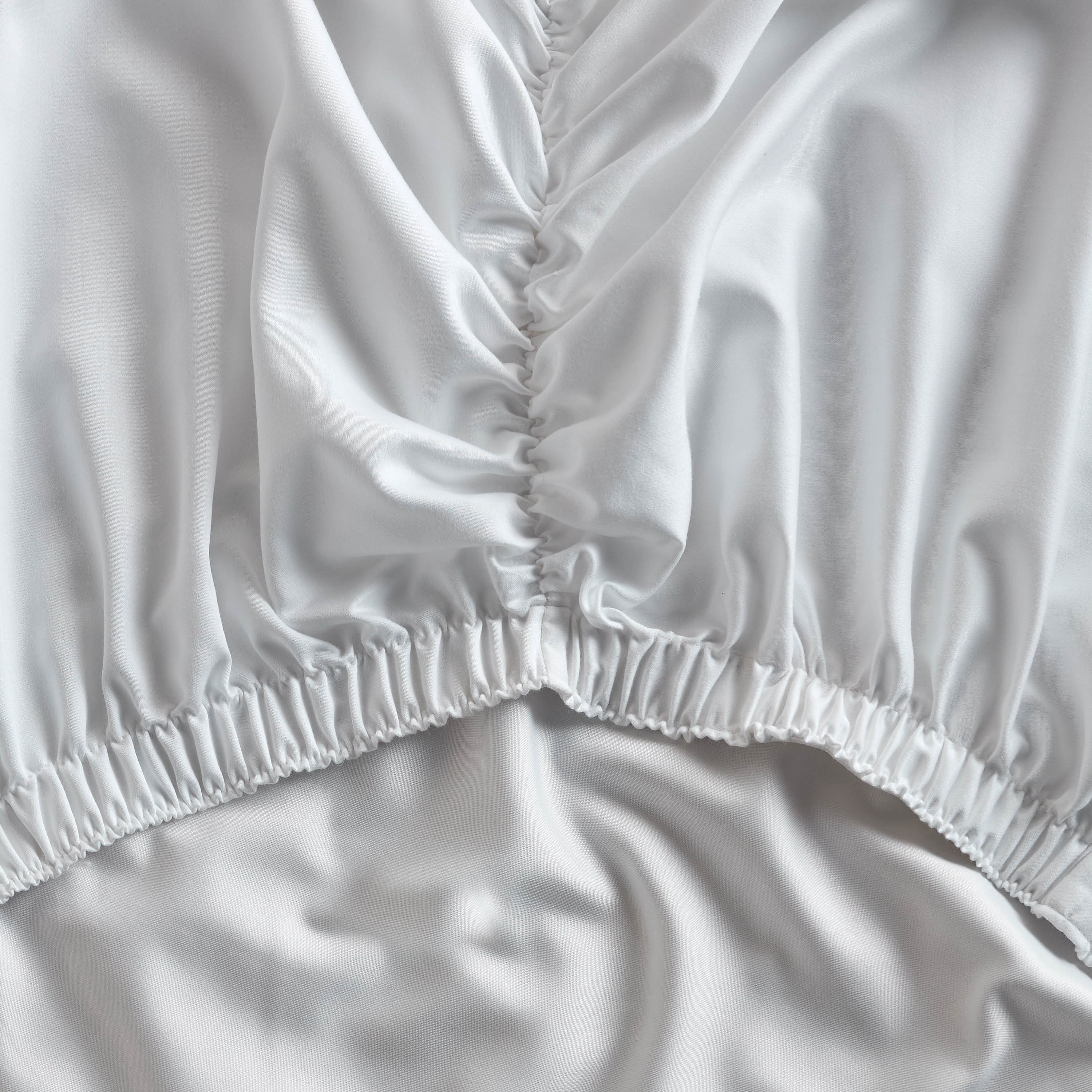 Evelor Cotton Sateen Weave 1000 Thread Count Full Fitted Sheet - 120x200 cm-household-bedding-sheetsandpillowcases-fittedsheets-image-2