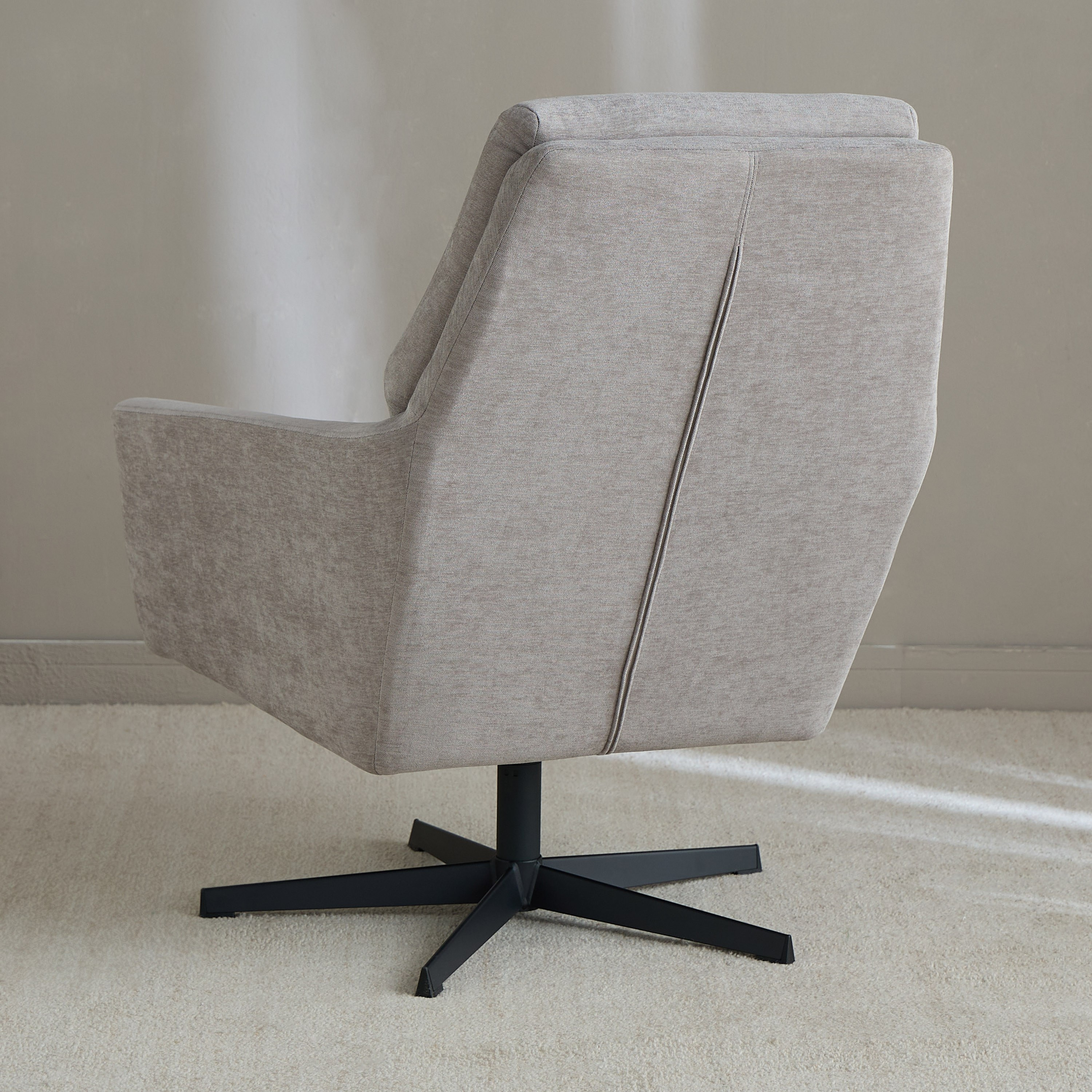 Dunbar Fabric Swivel Armchair-furniture-sofaandseating-armchairs-image-3
