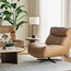 Ostro Leather Swivel Chair-furniture-sofaandseating-armchairs-image-9