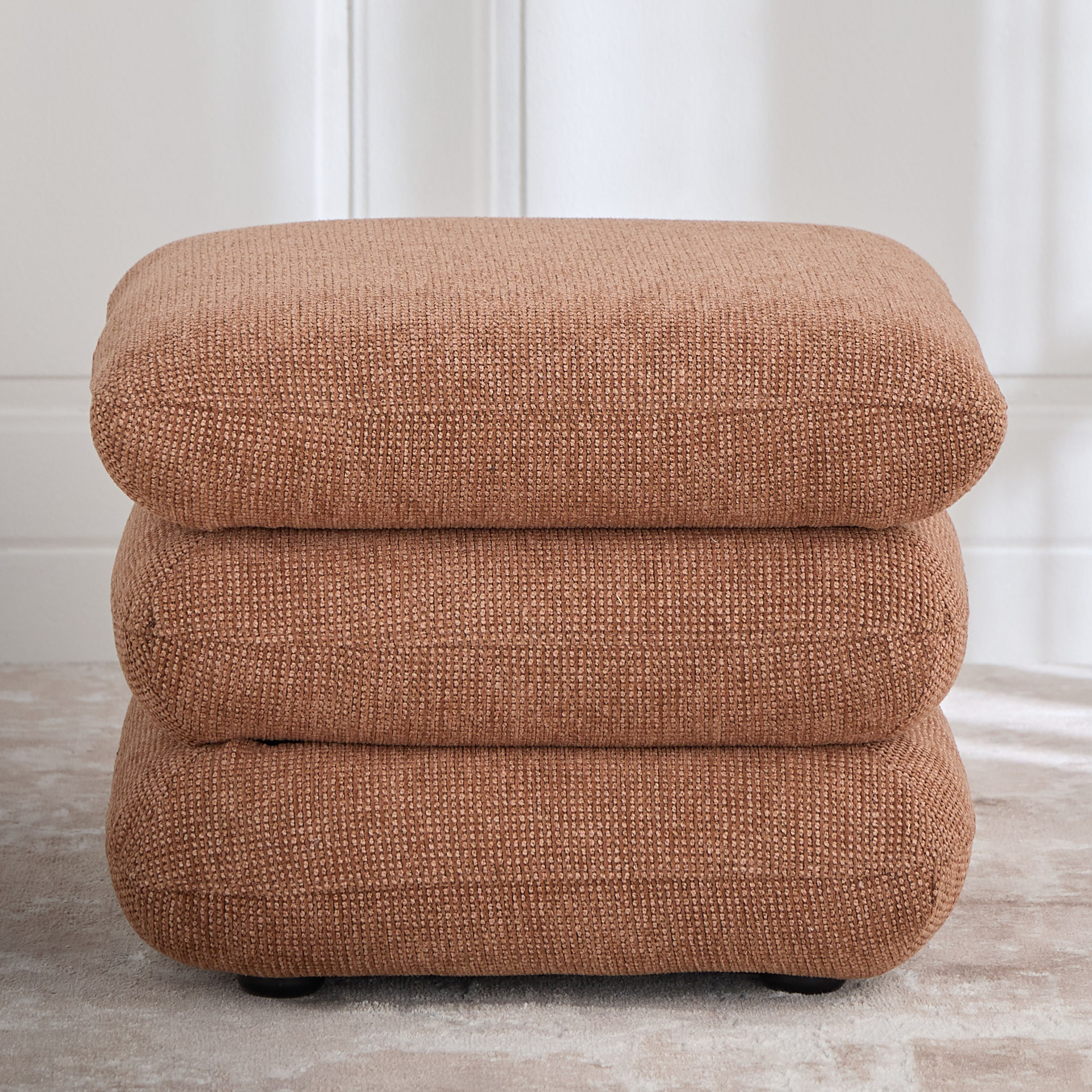 Stratus Fabric Ottoman