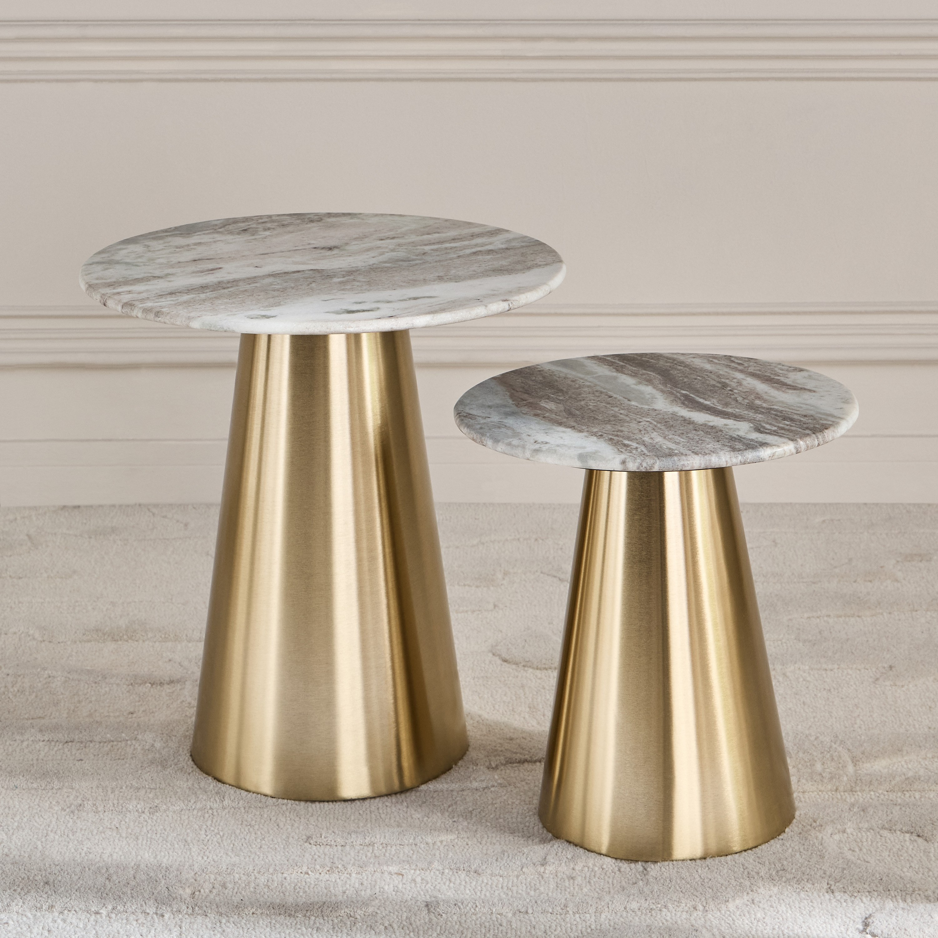 Kendrik Marble Top Nesting Table - Set of 2-furniture-livingroom-nestoftables-image-1