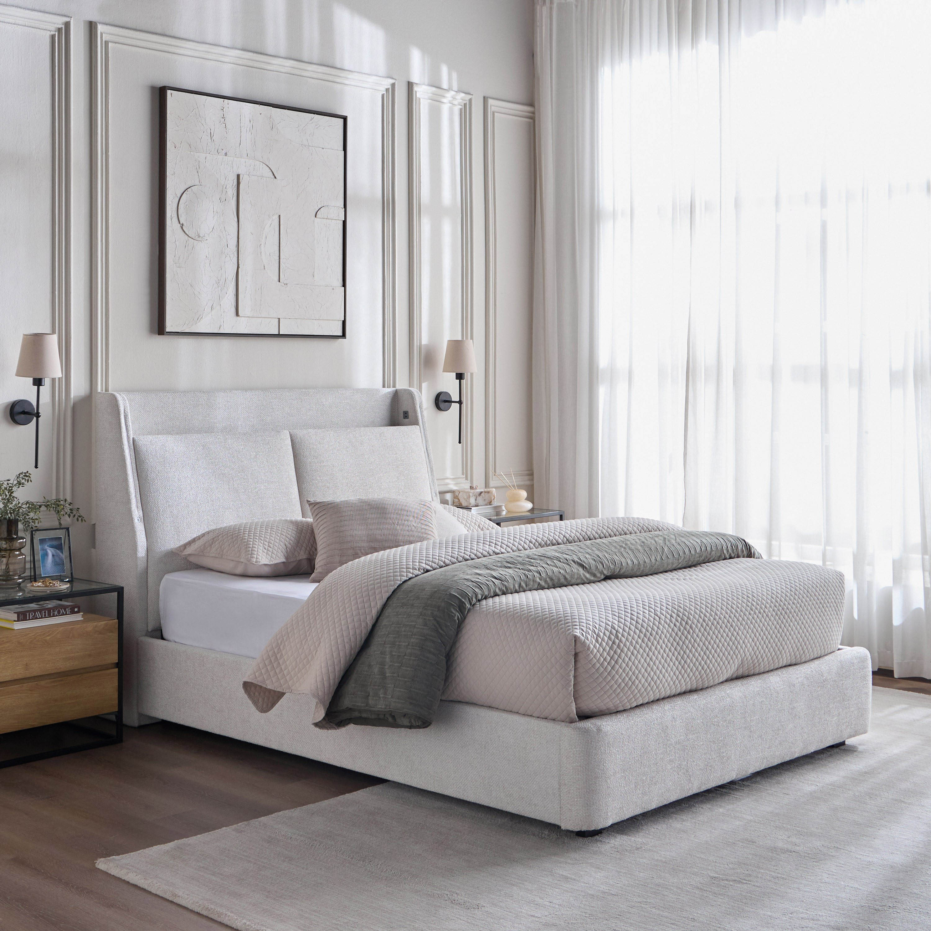 لوح سرير رأسي كينج بمساحة تخزين - لانس من ستيلار - 160 سم-furniture-modular-modularbeds-stellar-image-9