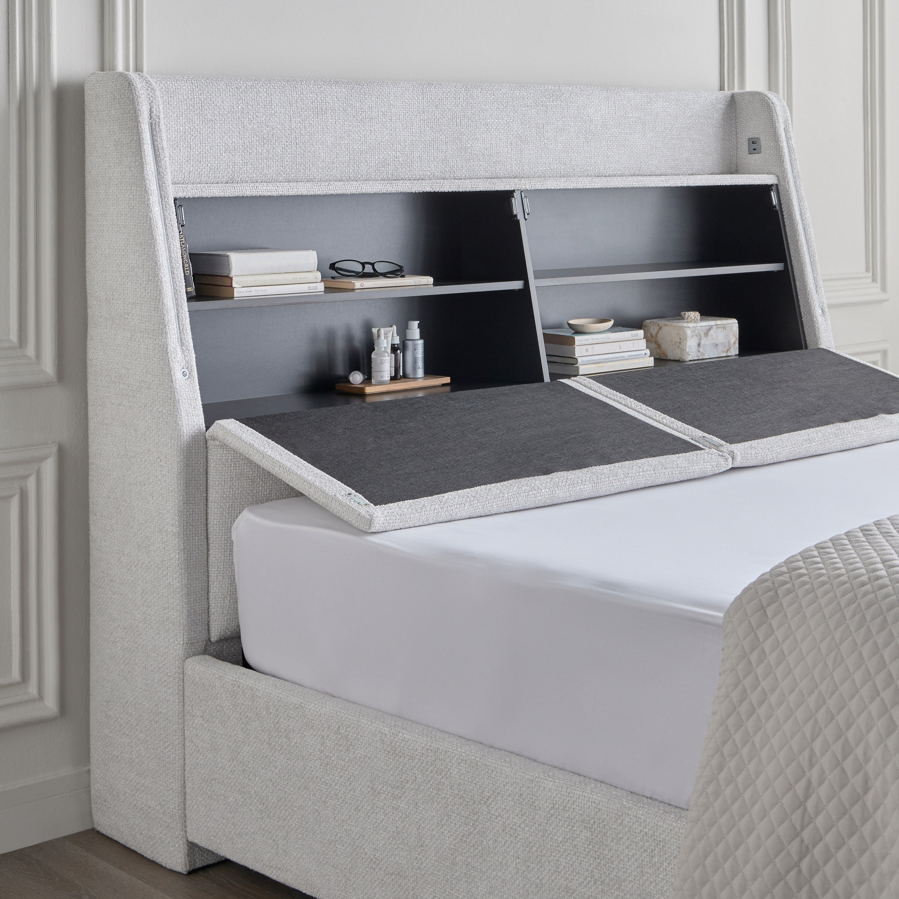 لوح سرير رأسي كينج بمساحة تخزين - لانس من ستيلار - 180 سم-furniture-modular-modularbeds-stellar-image-3
