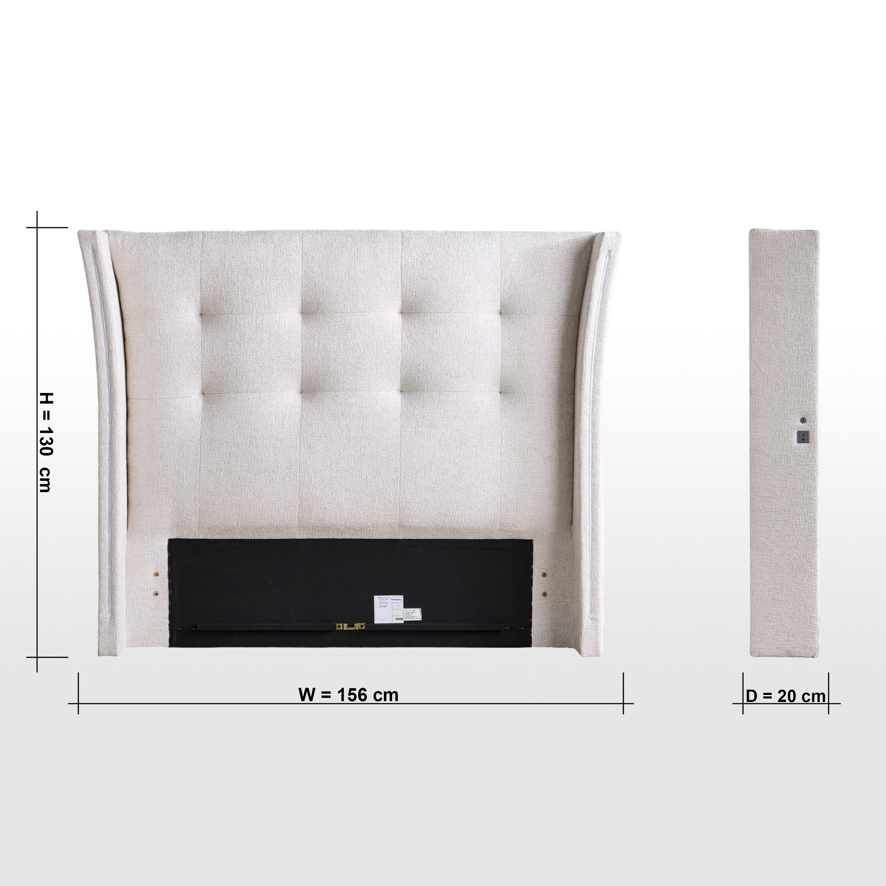 لوح سرير مفرد رأسي - ستيلار كارين - 120 سم-furniture-modular-modularbeds-stellar-image-9