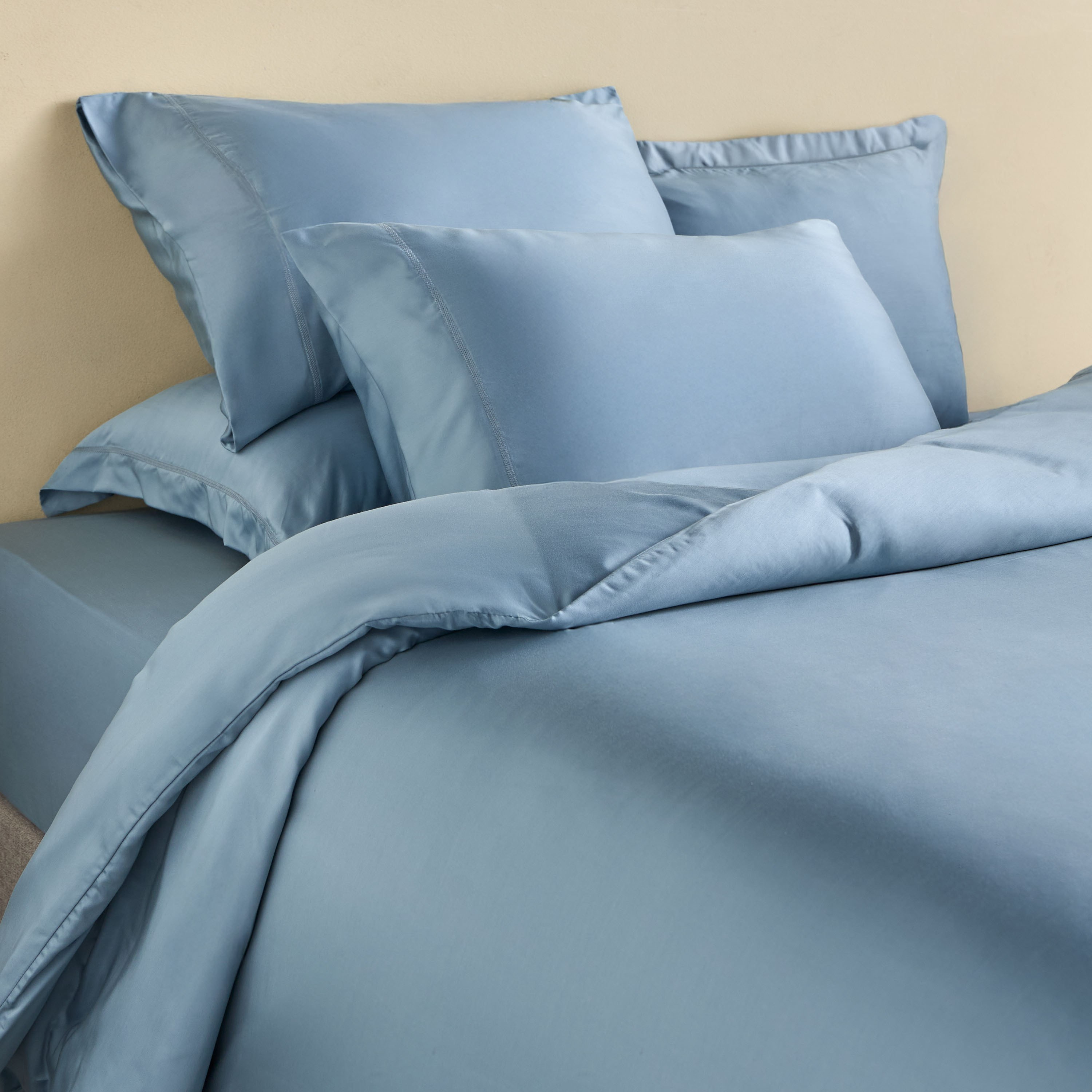 طقم غطاء لحاف كوين 3 قطع عدد خيوط 500 تينسل ساتين - ستيرلا - 200x200 سم-household-bedding-duvetandcovers-duvetcovers-image-25