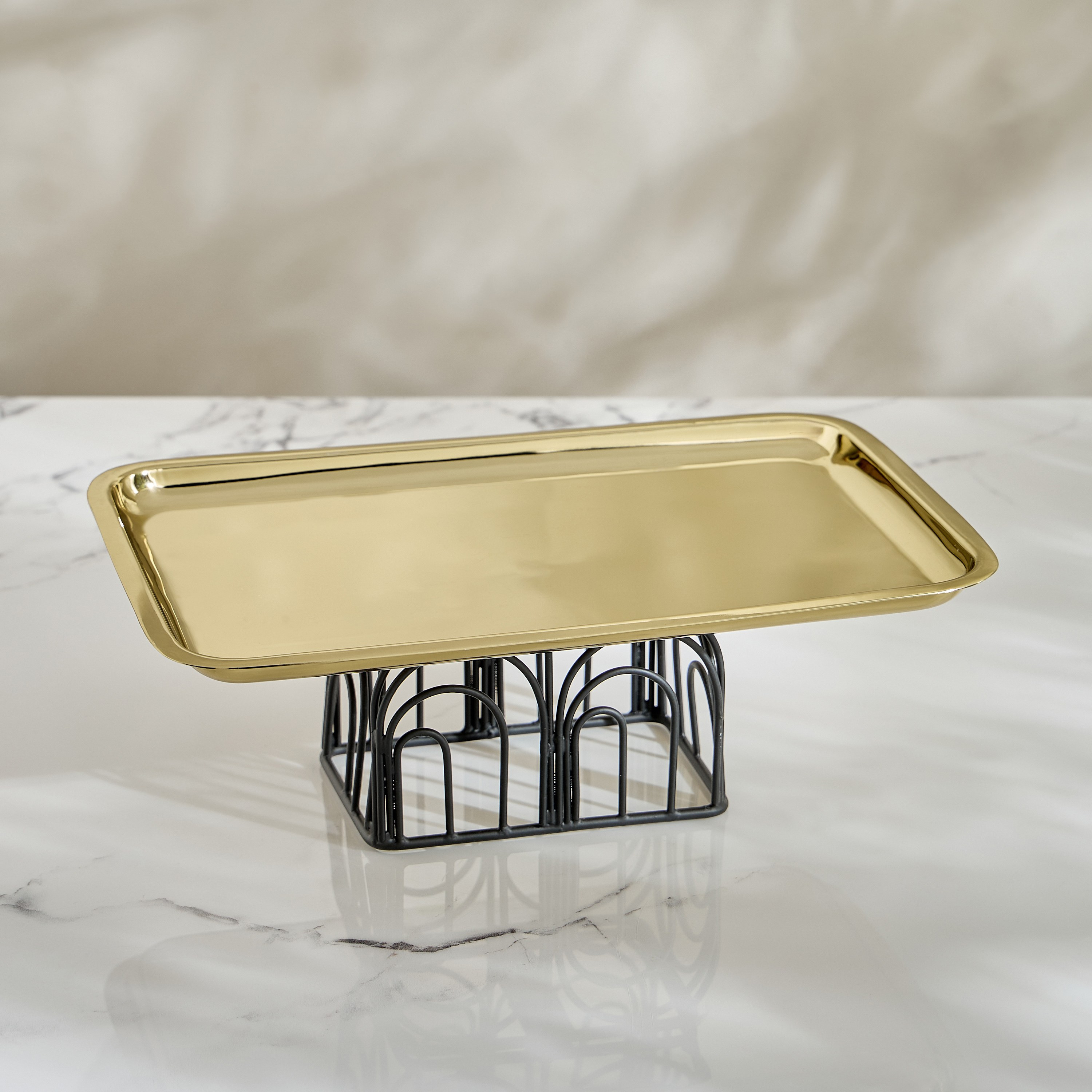 Inara Stainless Steel Serving Platter