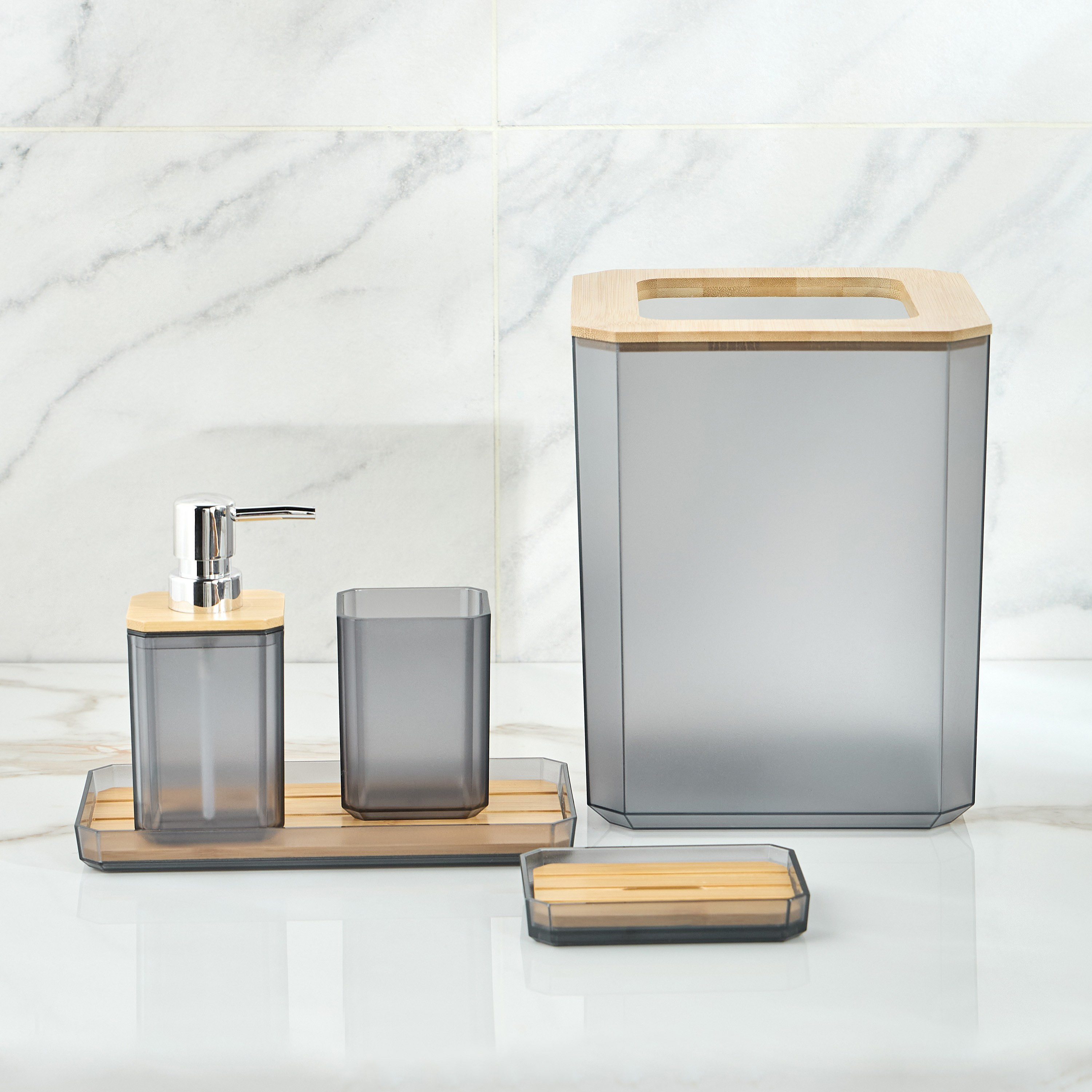 Frolent 5-Piece Bathroom Accessory Set-household-bathandlaundry-bathaccessories-bathaccessorysets-image-1