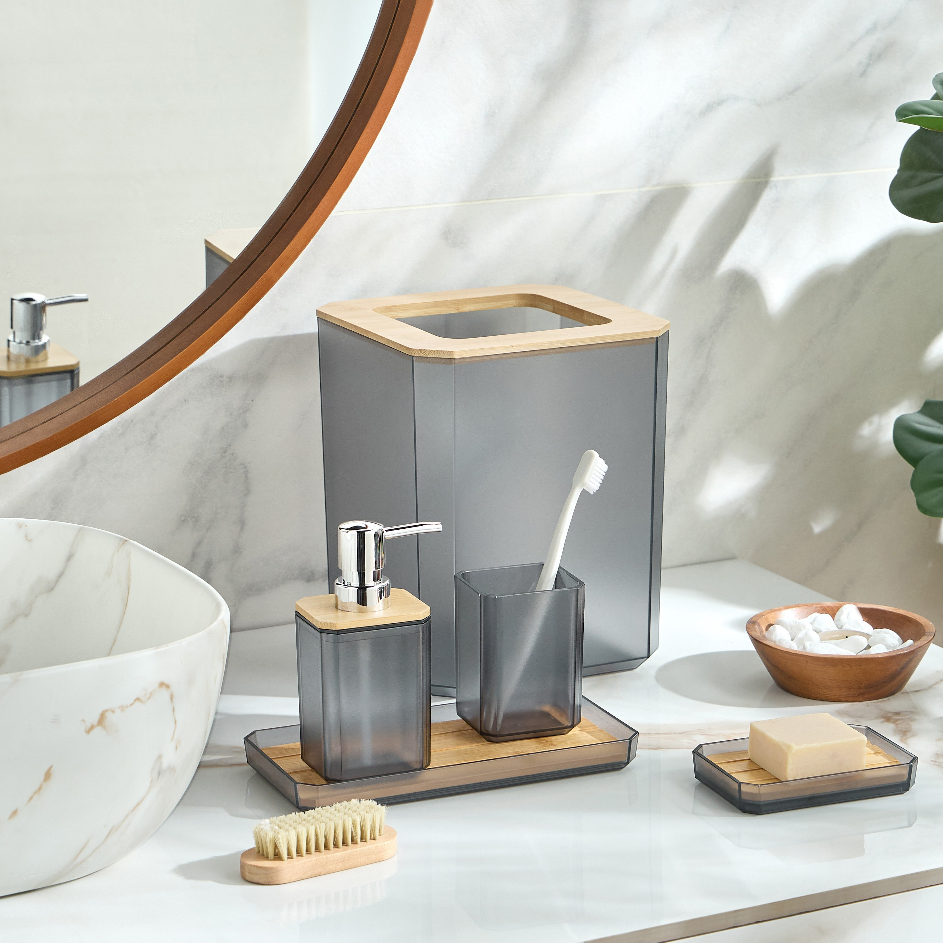Frolent 5-Piece Bathroom Accessory Set-household-bathandlaundry-bathaccessories-bathaccessorysets-image-4