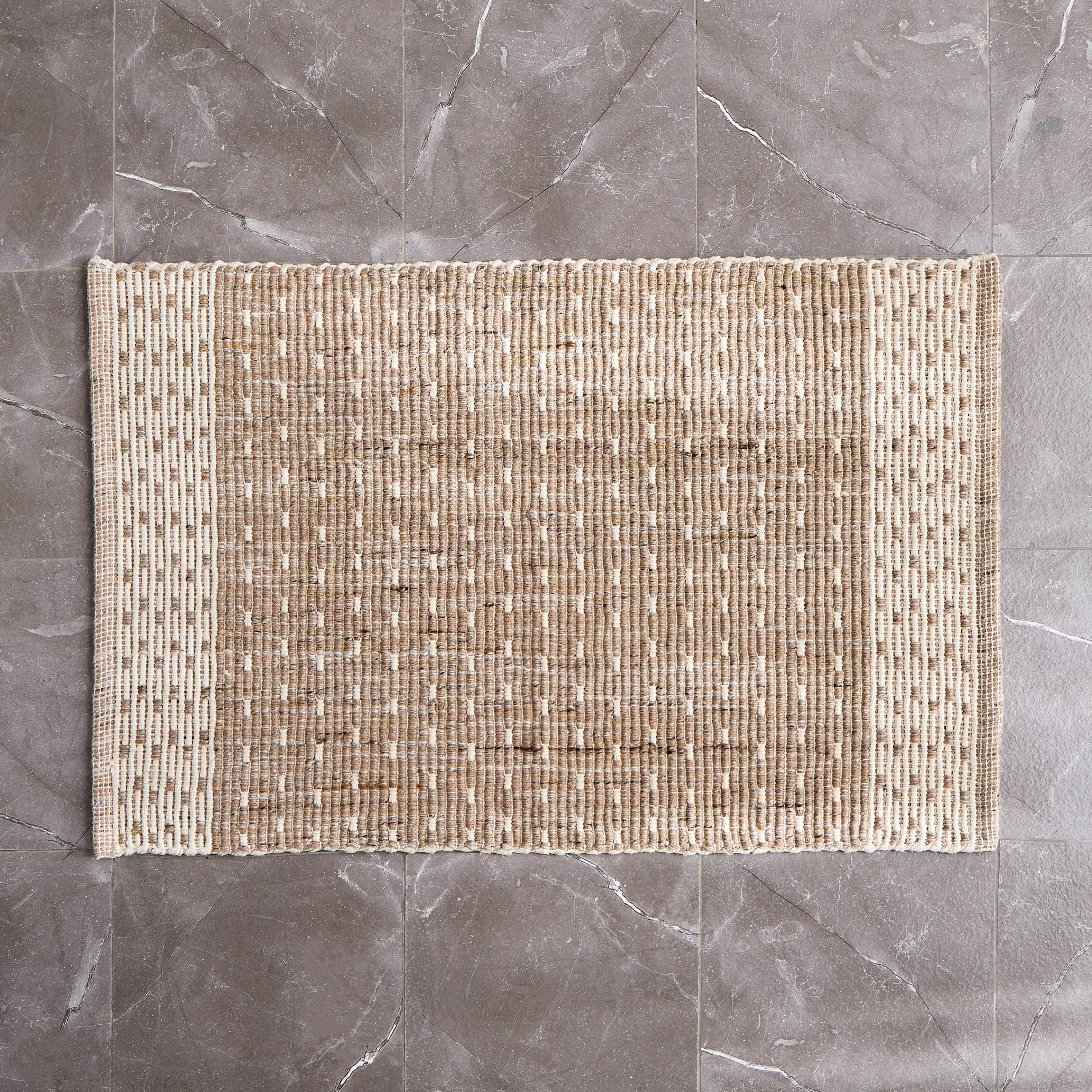 Della Handwoven Dhurrie - 90x150 cm-household-rugsandcarpets-rugs-image-1