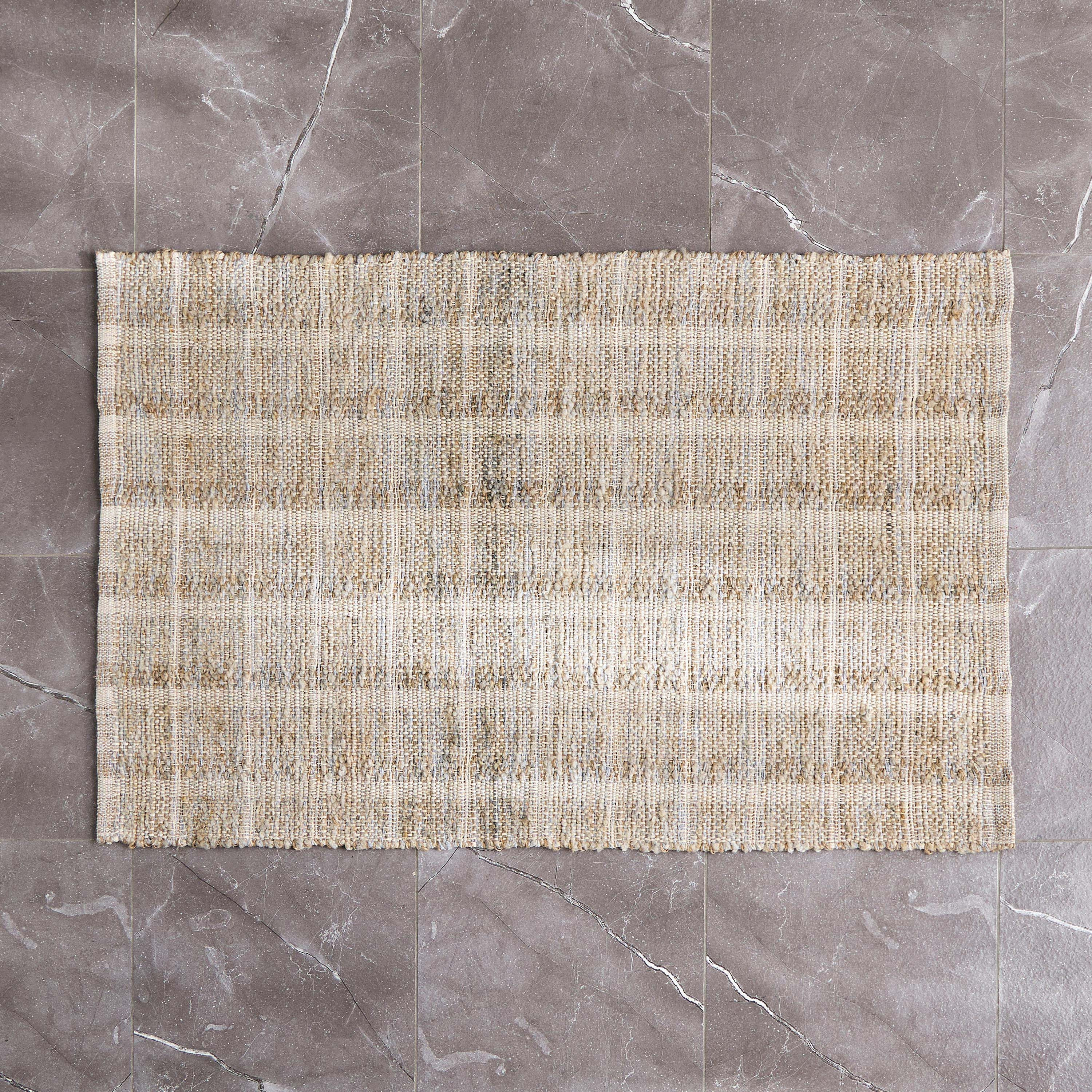 Romilly Handwoven Dhurrie - 60x90 cm-household-rugsandcarpets-rugs-image-1