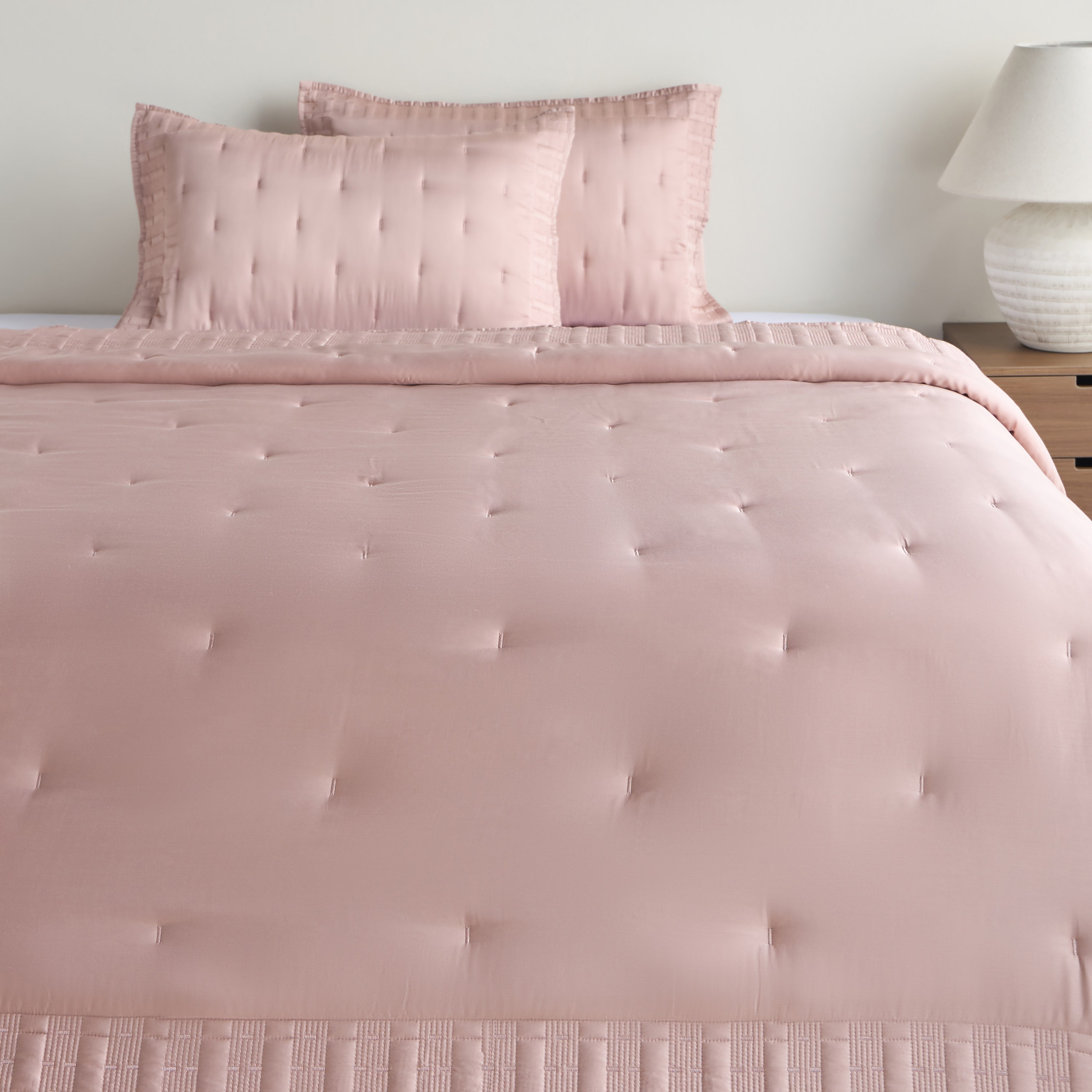Abilio Cotton Bamboo Quilted 3-Piece Super King Bedspread Set - 240x260 cm-household-bedding-comfortersandbedspreads-bedspreads-image-2