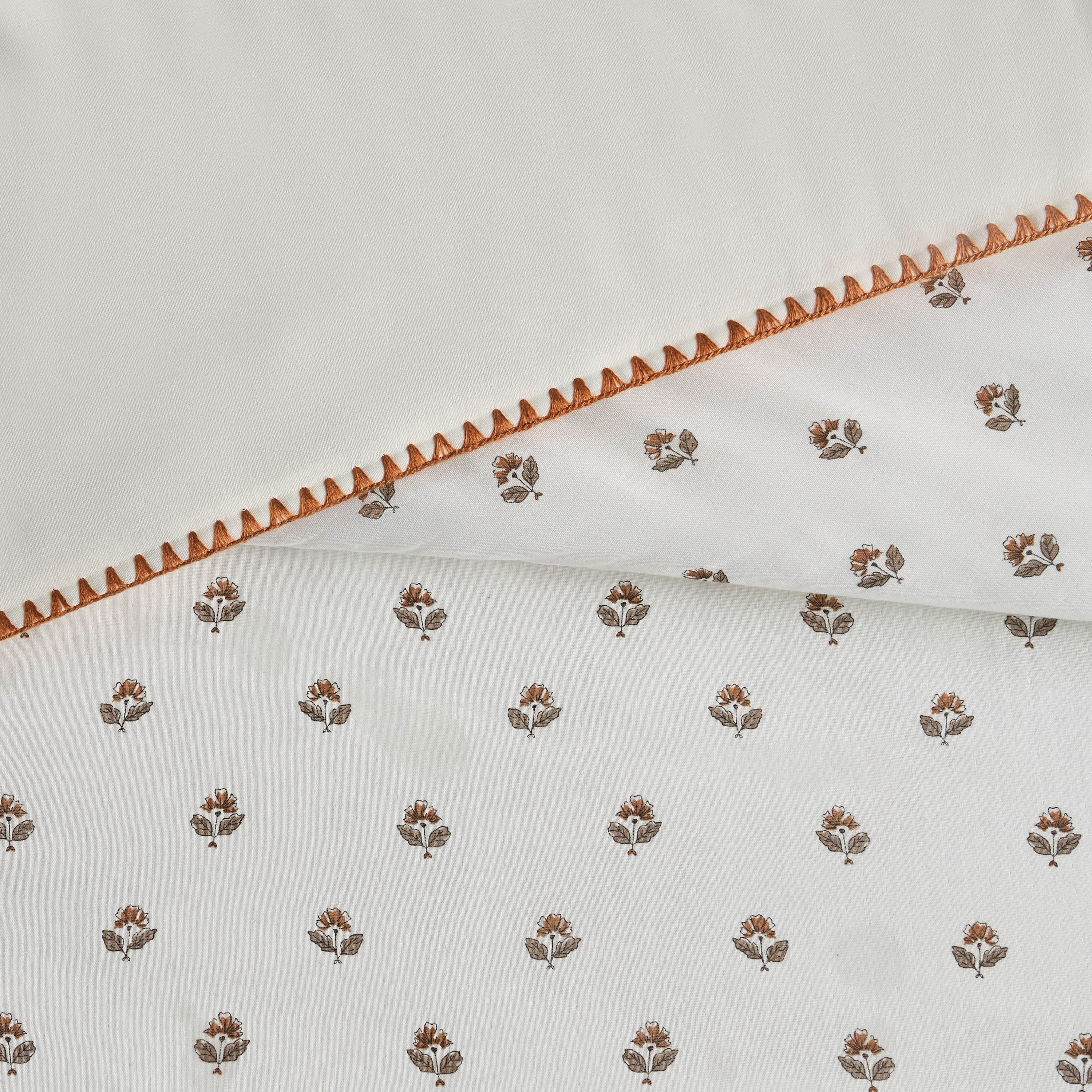 طقم لحاف سوبر كينج قطن 3 قطع بطبعات - بونيتا فلورال - 240x260 سم-household-bedding-comfortersandbedspreads-comforters-image-4