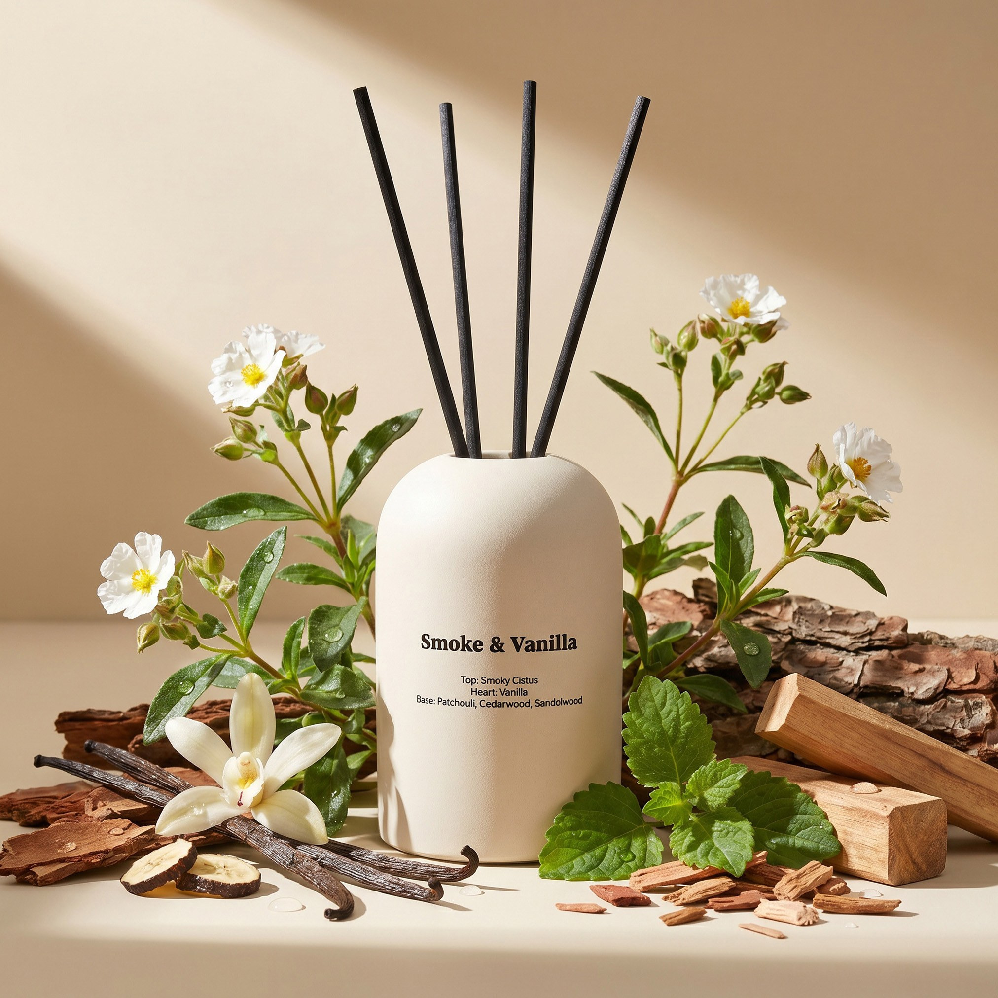 Lumen Smoke and Vanilla Ceramic Reed Diffuser - 150 ml-household-homefragrance-reeddiffusers-image-3