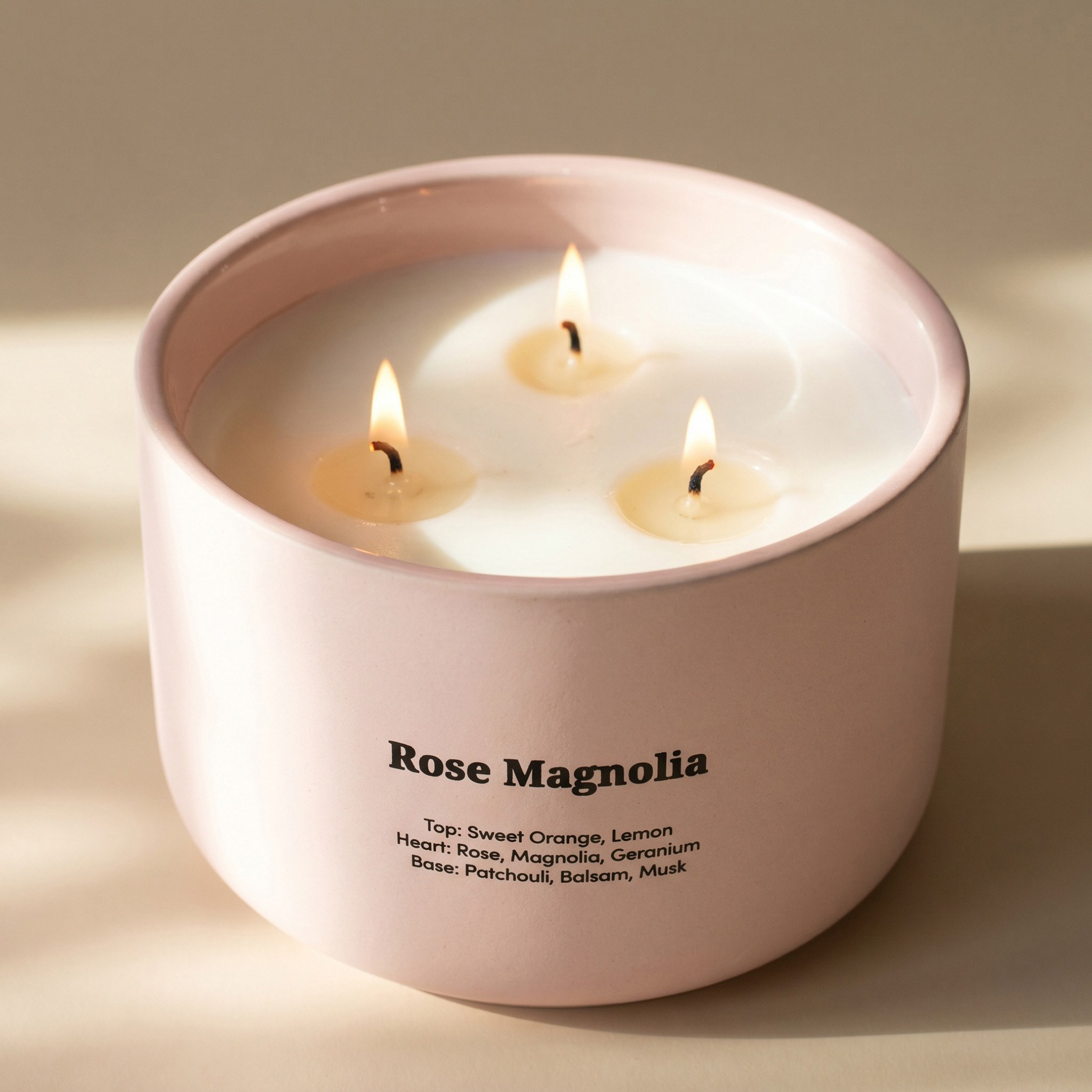Lumen Rose Magnolia Scented Jar Candle - 20 h-household-homefragrance-candles-image-1
