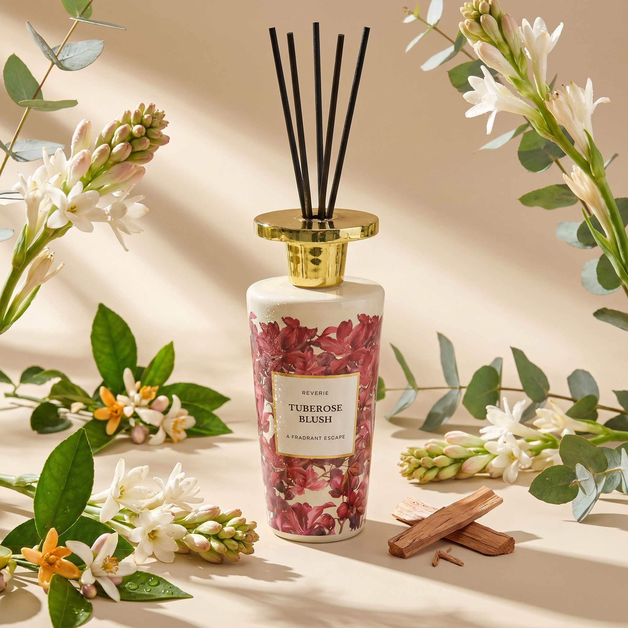 موزع عطور بالأعواد تيوبروز بلاش - ريفيري - 500 مل-household-homefragrance-reeddiffusers-image-1