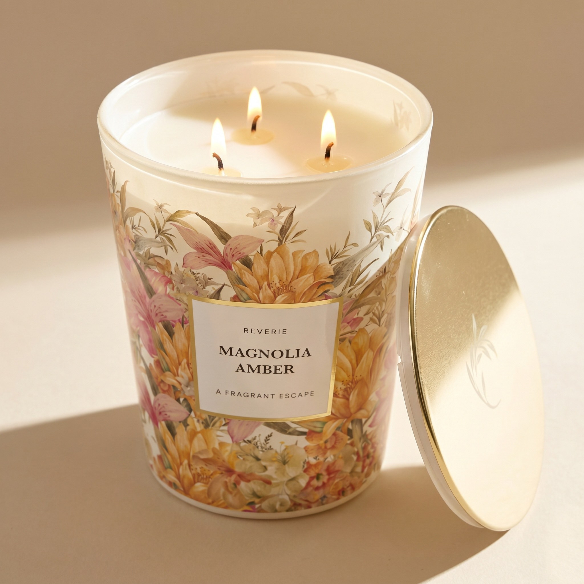 شمعة عطرية ببرطمان برائحة ماغنوليا أمبر - ريفيري - 70 ساعة-household-homefragrance-candles-image-3