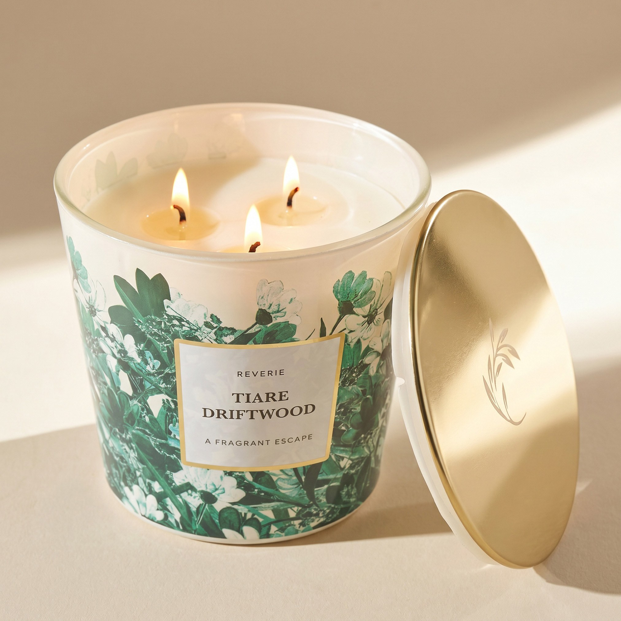 Reverie Tiare Driftwood Scented Jar Candle - 50 h-household-homefragrance-candles-image-3