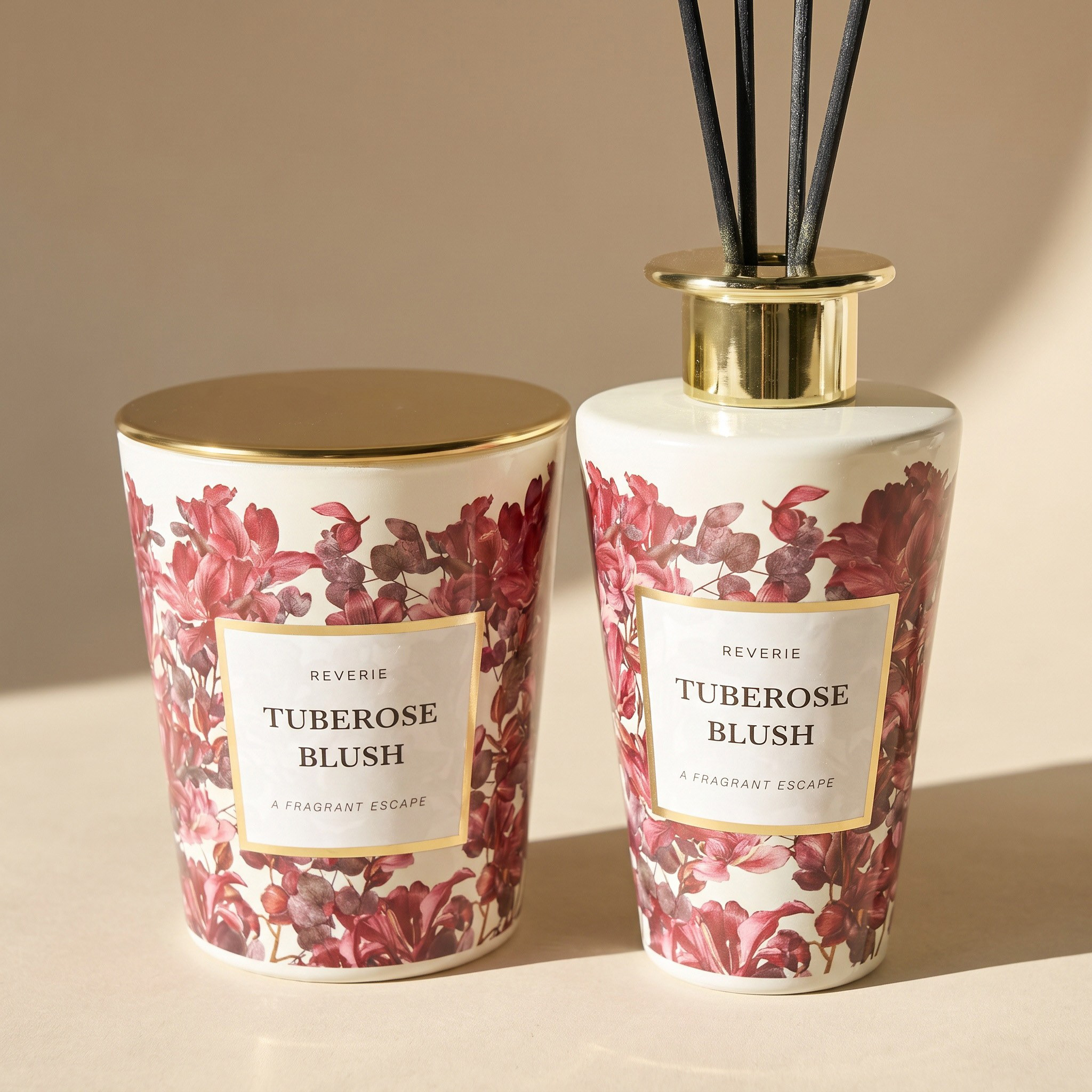 Reverie 2-Piece Tuberose Blush Gift Set-household-homefragrance-fragrancegiftset-image-1