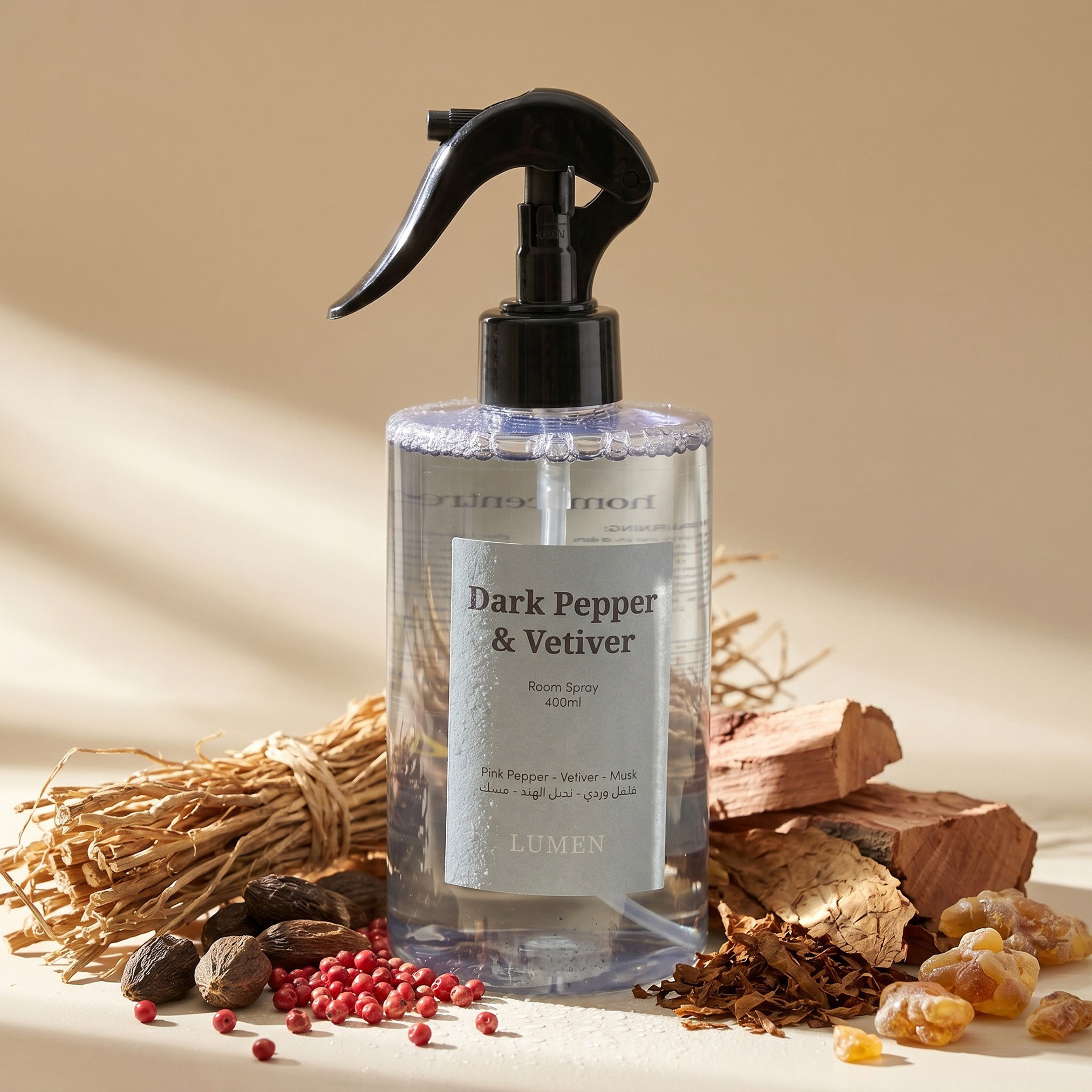 Lumen Dark Pepper & Vetiver Room Spray - 400 ml-household-homefragrance-homesprays-image-1