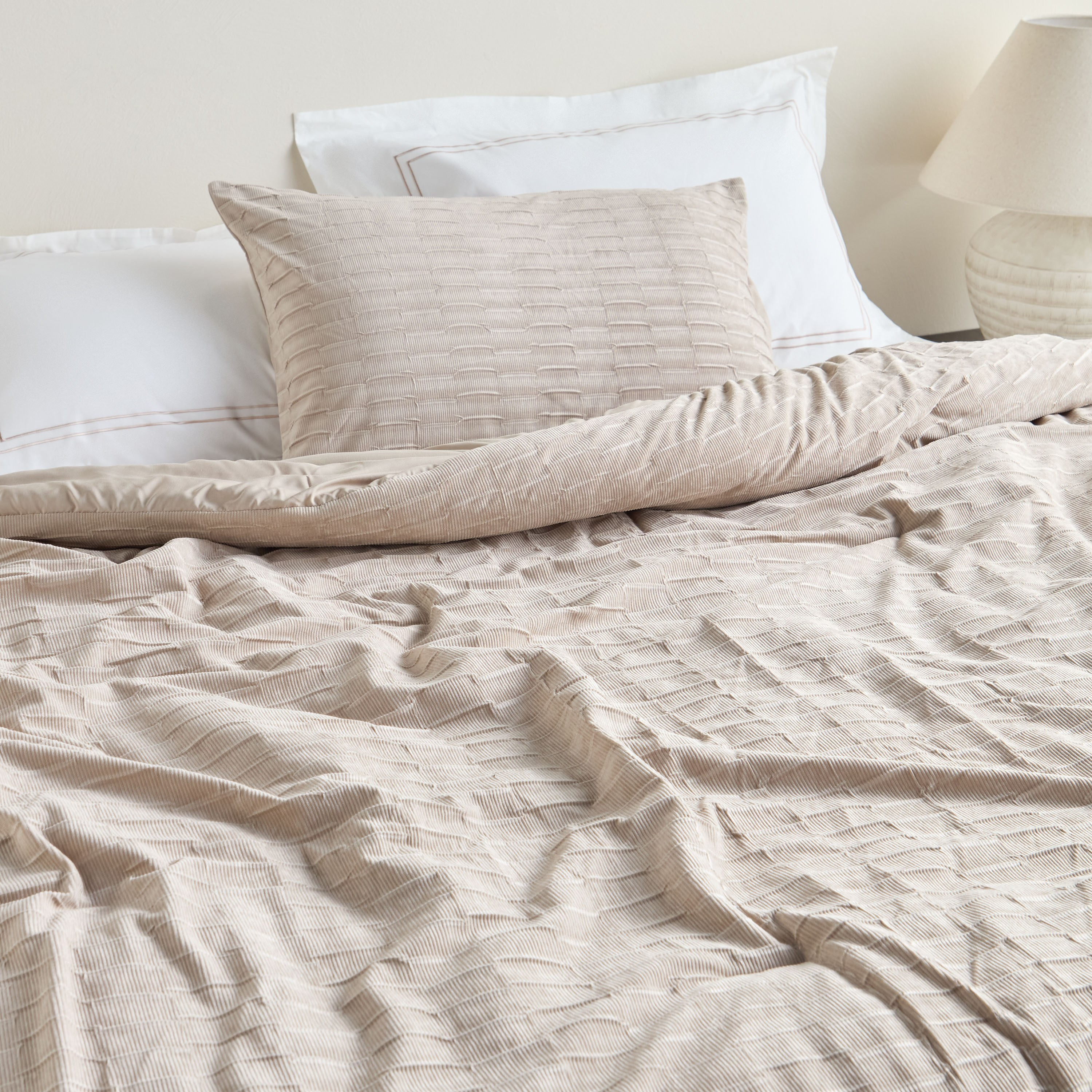 Rex Greek Velvet Weave 4-Piece Full Comforter and Sheet Set- 160x240 cm-household-bedding-comfortersandbedspreads-bedinabag-image-7