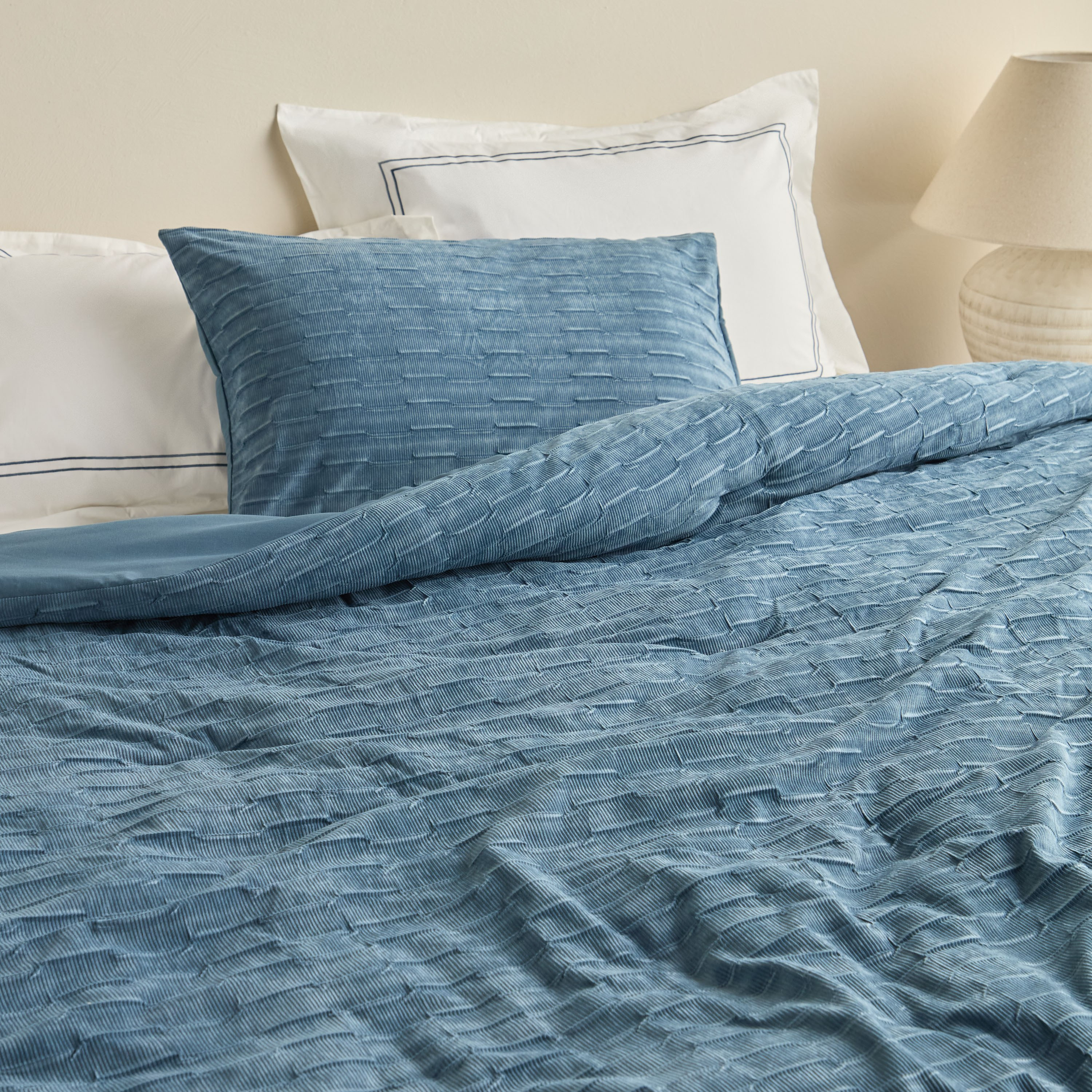 Rex Greek Velvet Weave 4-Piece Full Comforter and Sheet Set- 160x240 cm-household-bedding-comfortersandbedspreads-bedinabag-image-7