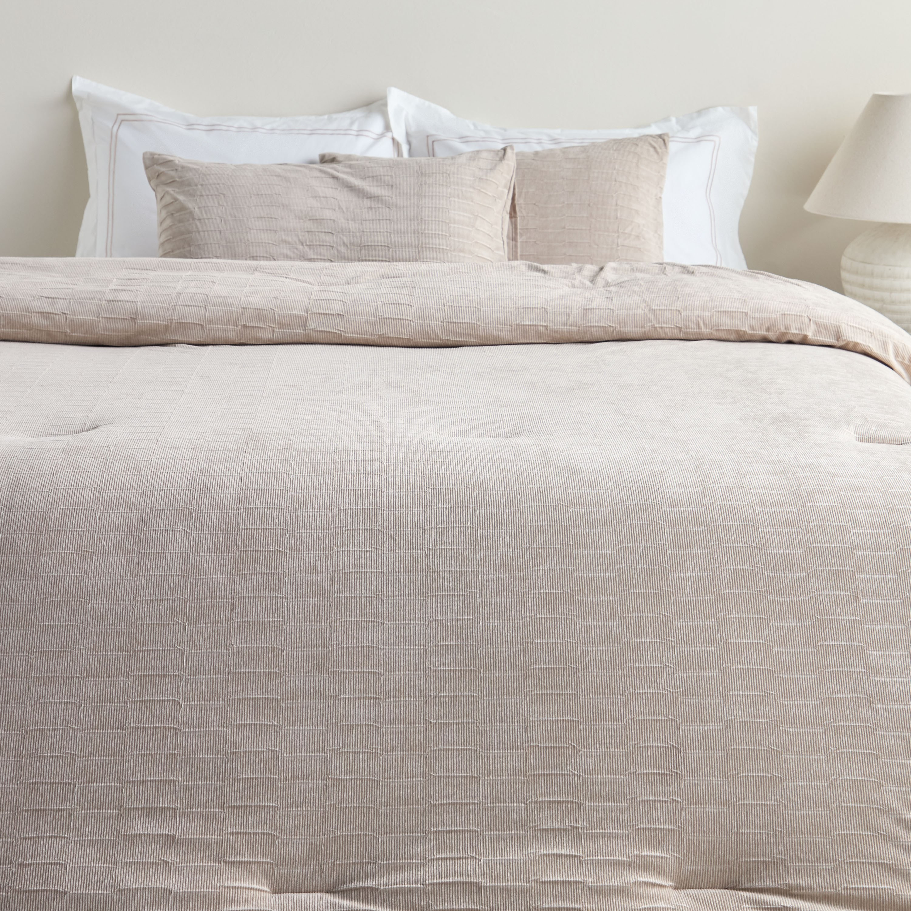 Rex Greek Velvet Weave 6-Piece Super King Comforter and Sheet Set - 240x260 cm-household-bedding-comfortersandbedspreads-bedinabag-image-2