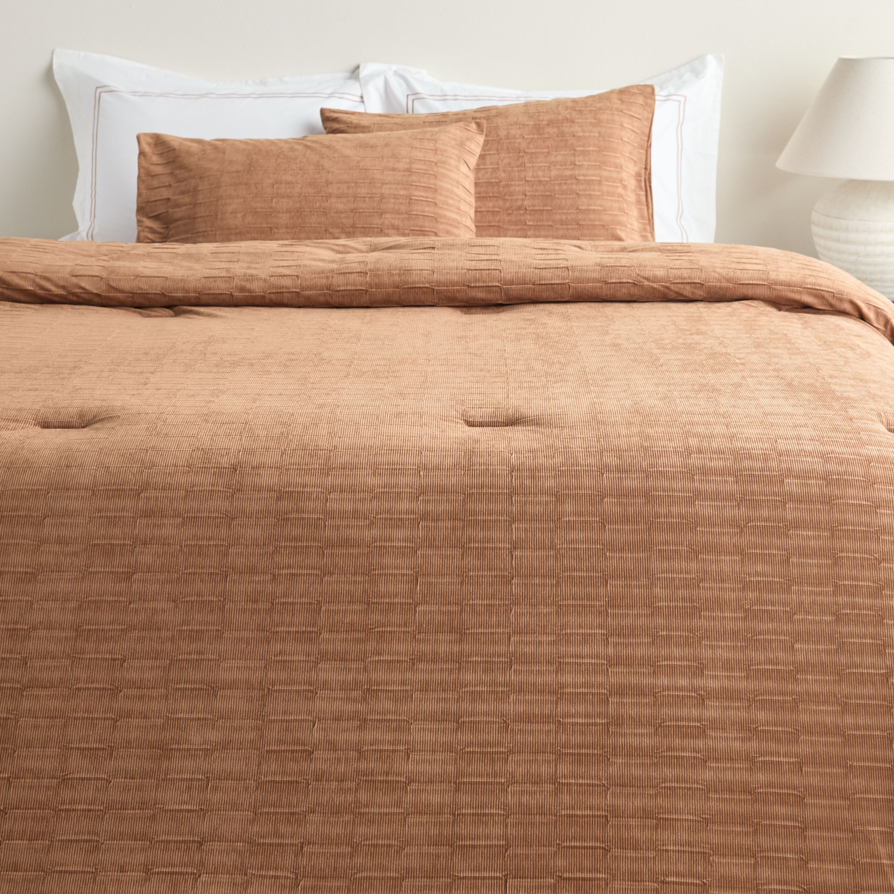 Rex Greek Velvet Weave 6-Piece Super King Comforter and Sheet Set - 240x260 cm-household-bedding-comfortersandbedspreads-bedinabag-image-2
