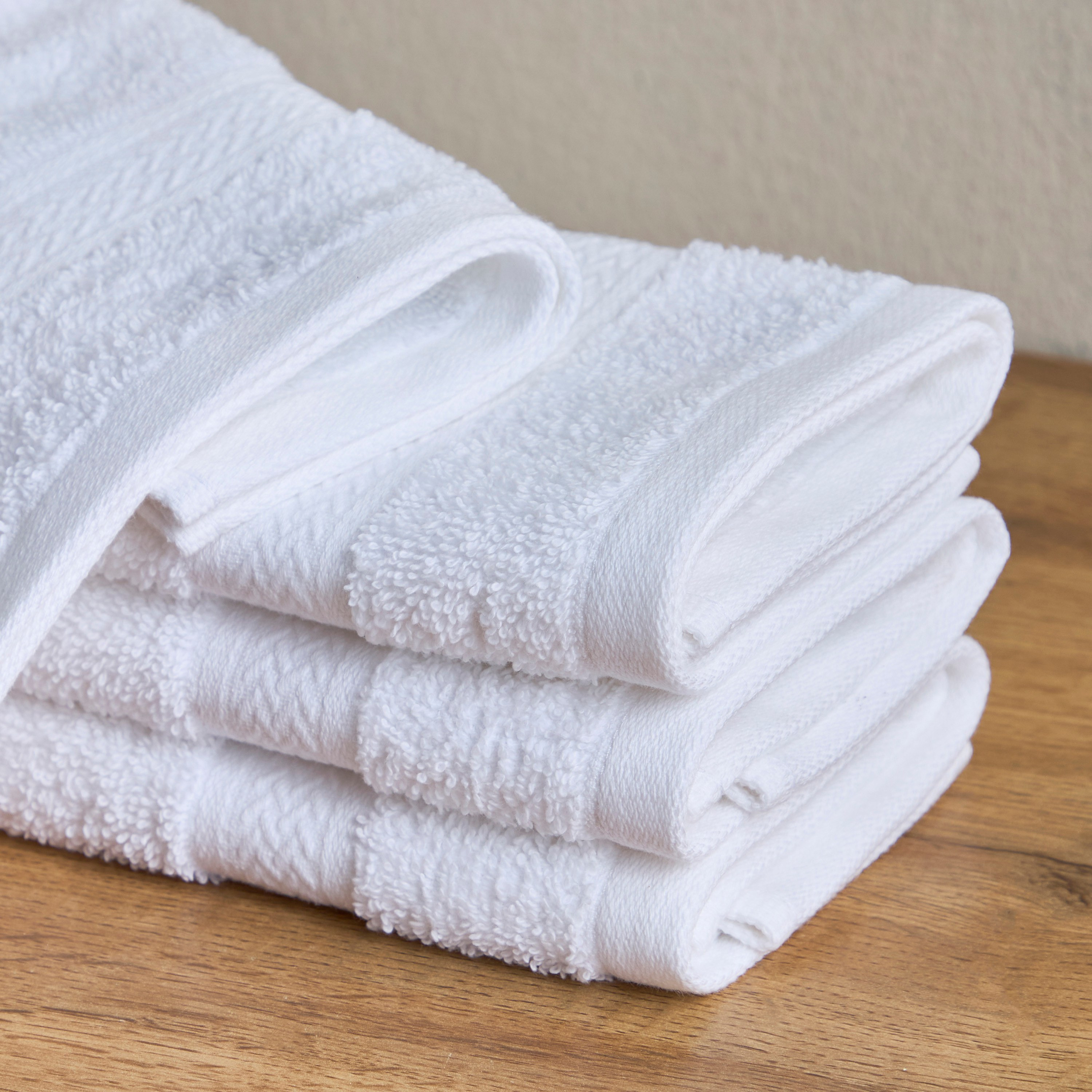 طقم مناشف يد قطن 450 جرام لكل متر مربع 4 قطع - كاسا - 33x33 سم-household-bathandlaundry-bathlinen-towels-image-2