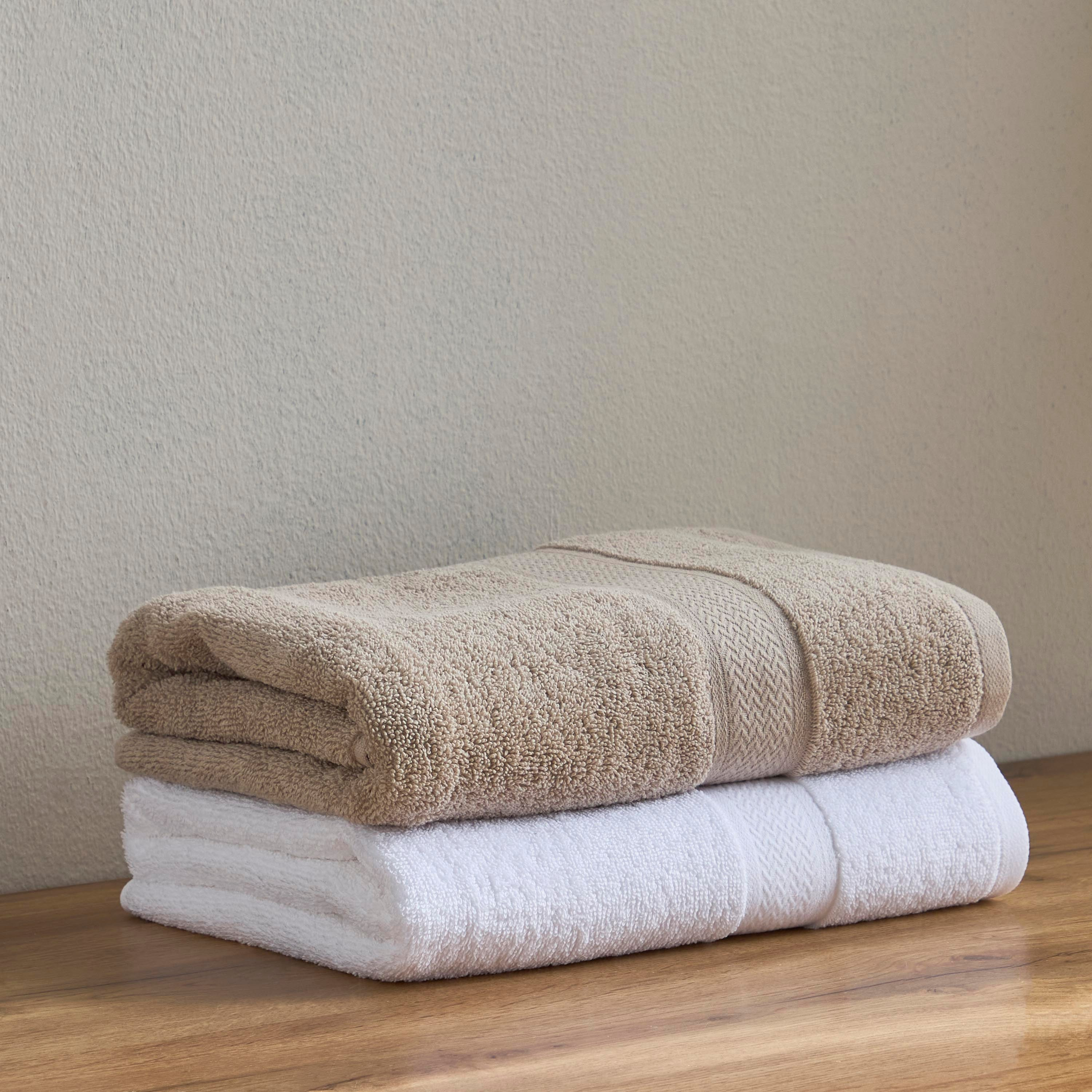 منشفة حمام قطن 450 جرام لكل متر مربع - كاسا - 70x140 سم-household-bathandlaundry-bathlinen-towels-image-5