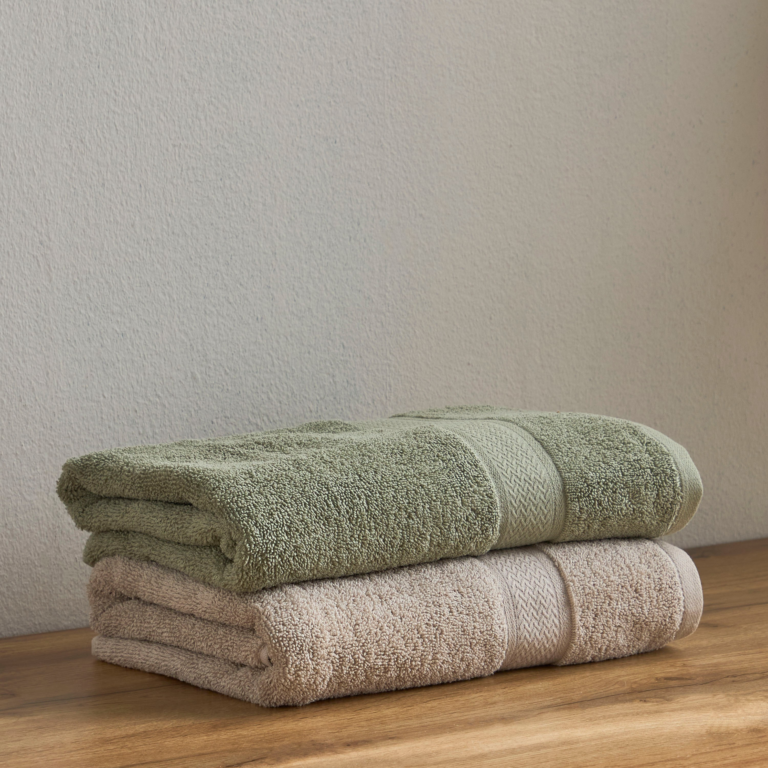 منشفة حمام قطن 450 جرام لكل متر مربع - كاسا - 70x140 سم-household-bathandlaundry-bathlinen-towels-image-4