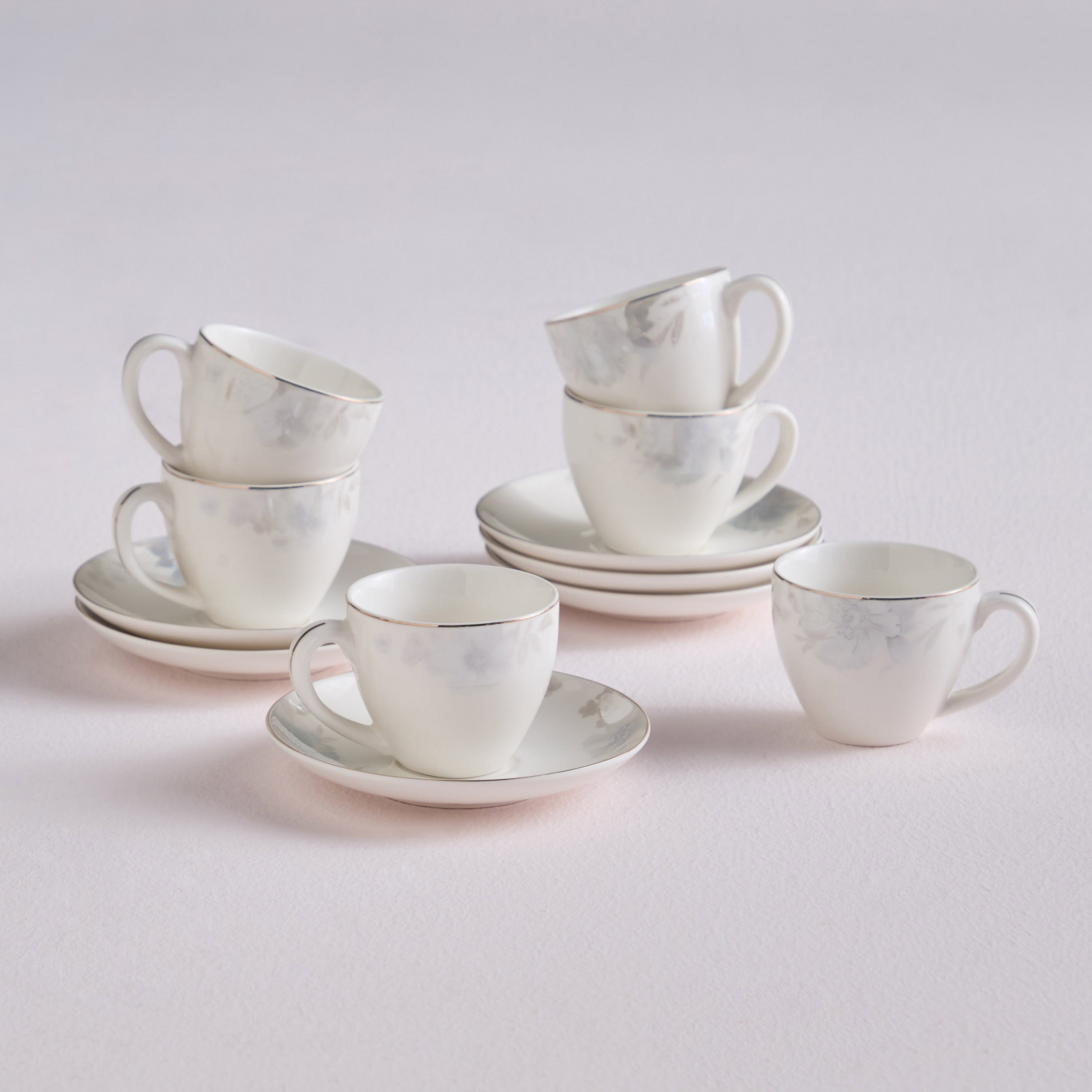 Nada 12-Piece Bone China Espresso Set - 100 ml, Serves 6-household-dining-teaandcoffee-teaandcoffeesets-image-1